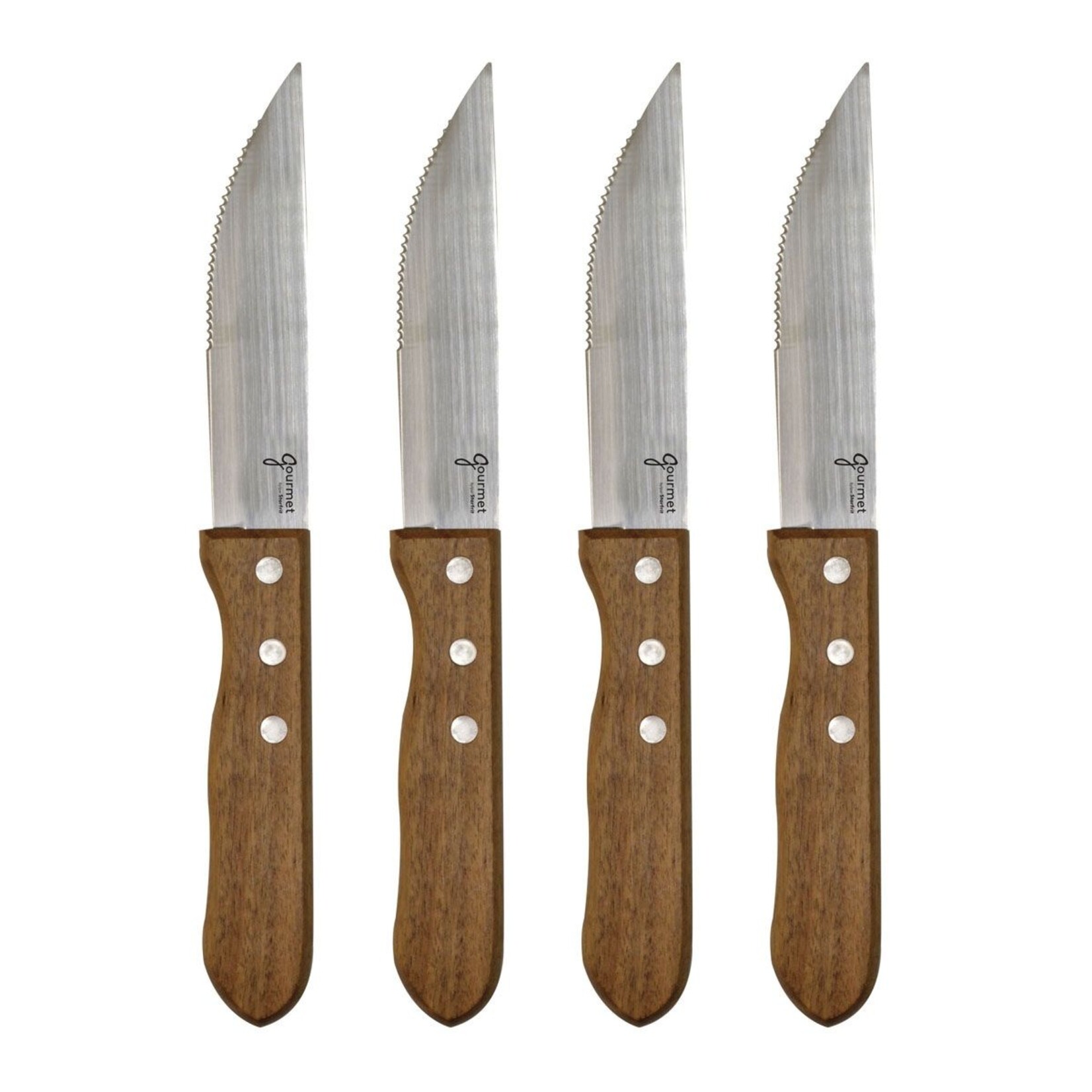 STARFRIT 80905 - ENSEMBLE BISTRO 4 COUTEAUX A STEAK ACACIA GOURMET STARFRIT
