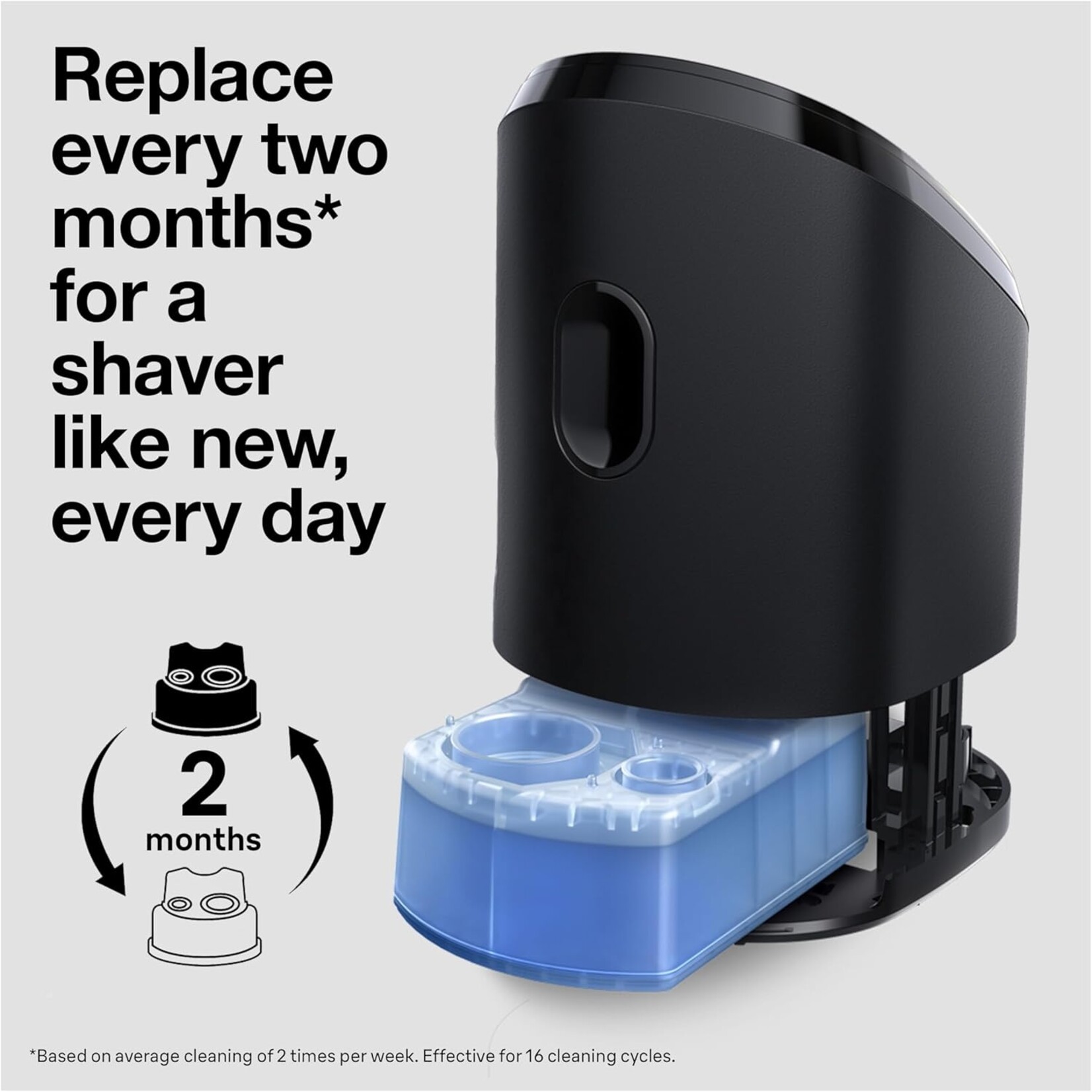 BRAUN CCR3 - 3 CARTOUCHES DE LIQUIDE DE NETTOYAGE BRAUN