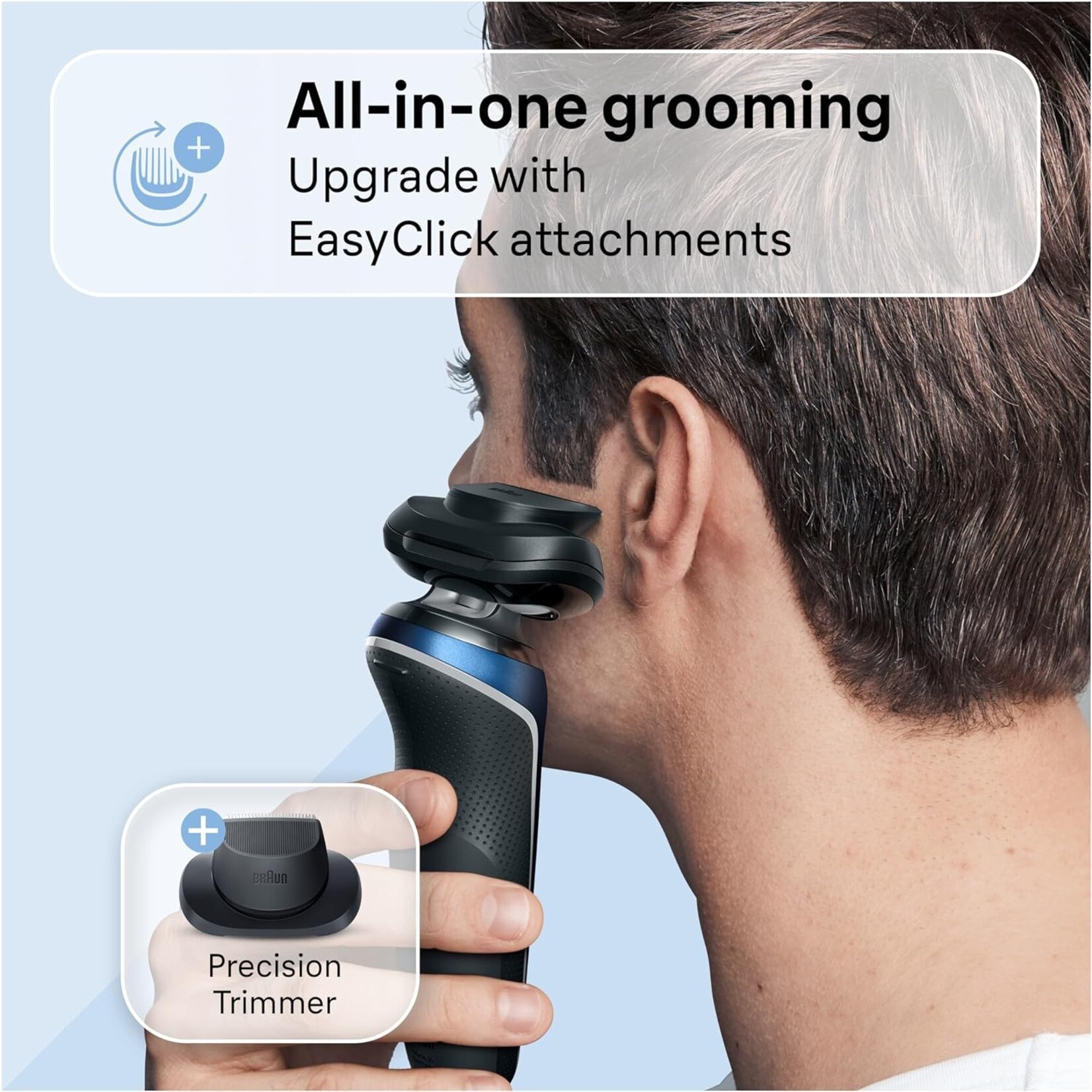 BRAUN 6120S - BRAUN RASOIR SERIES 6 BLEU
