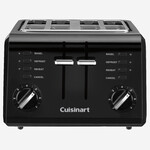 CUISINART CPT-142BKC - GRILLE-PAIN COMPACT 4 TRANCHES (NOIR) CUISINART