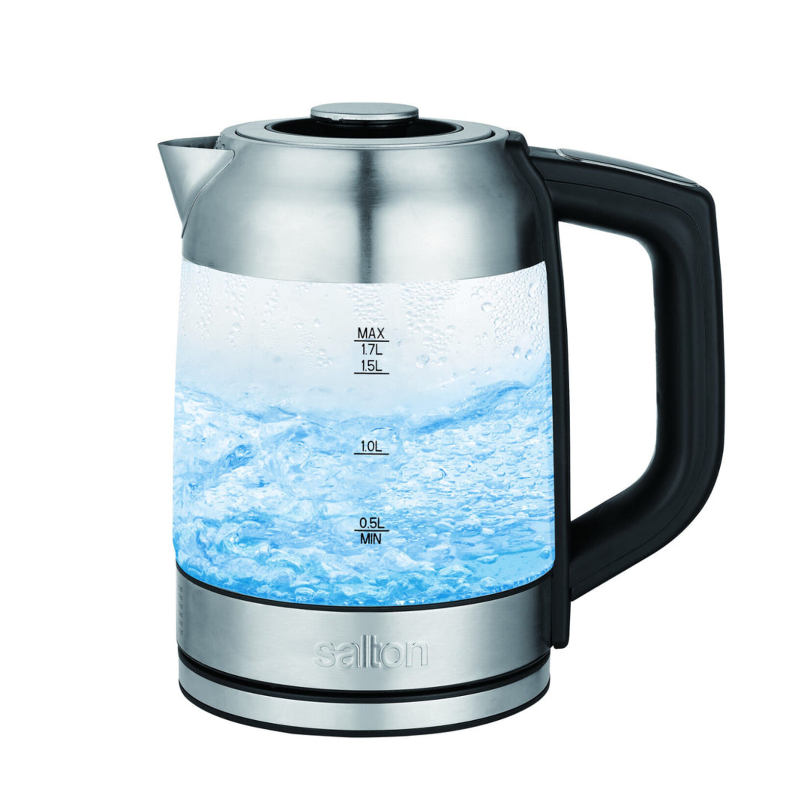 SALTON GK1758 - BOUILLOIRE EN VERRE 1.7L TEMP. AJUSTABLE PANIER A THE SALTON