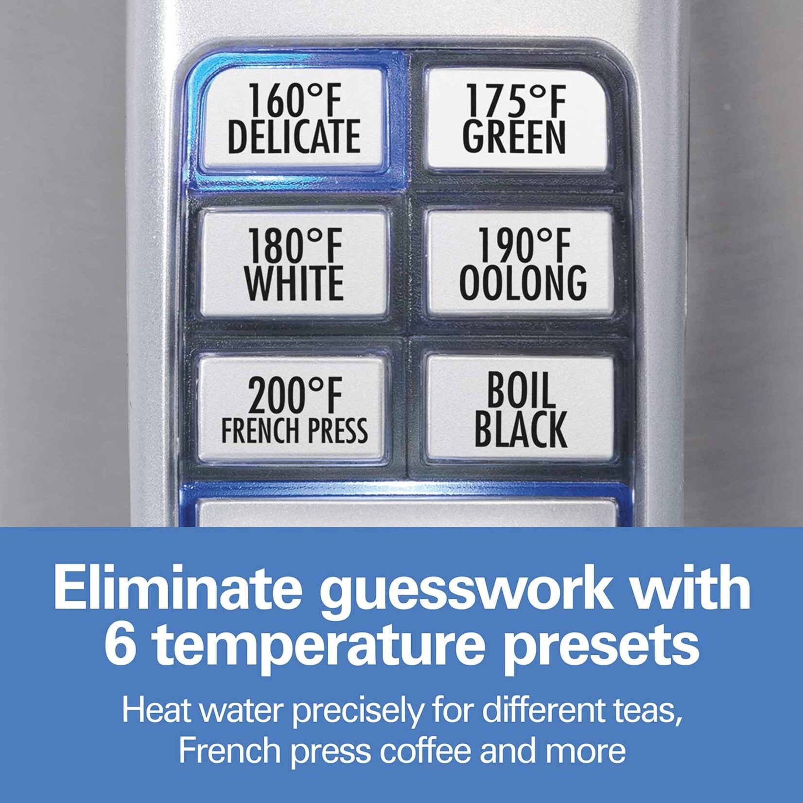 HAMILTON BEACH 41020C - BOUILLOIRE INOX TEMPERATURE AJUSTABLE