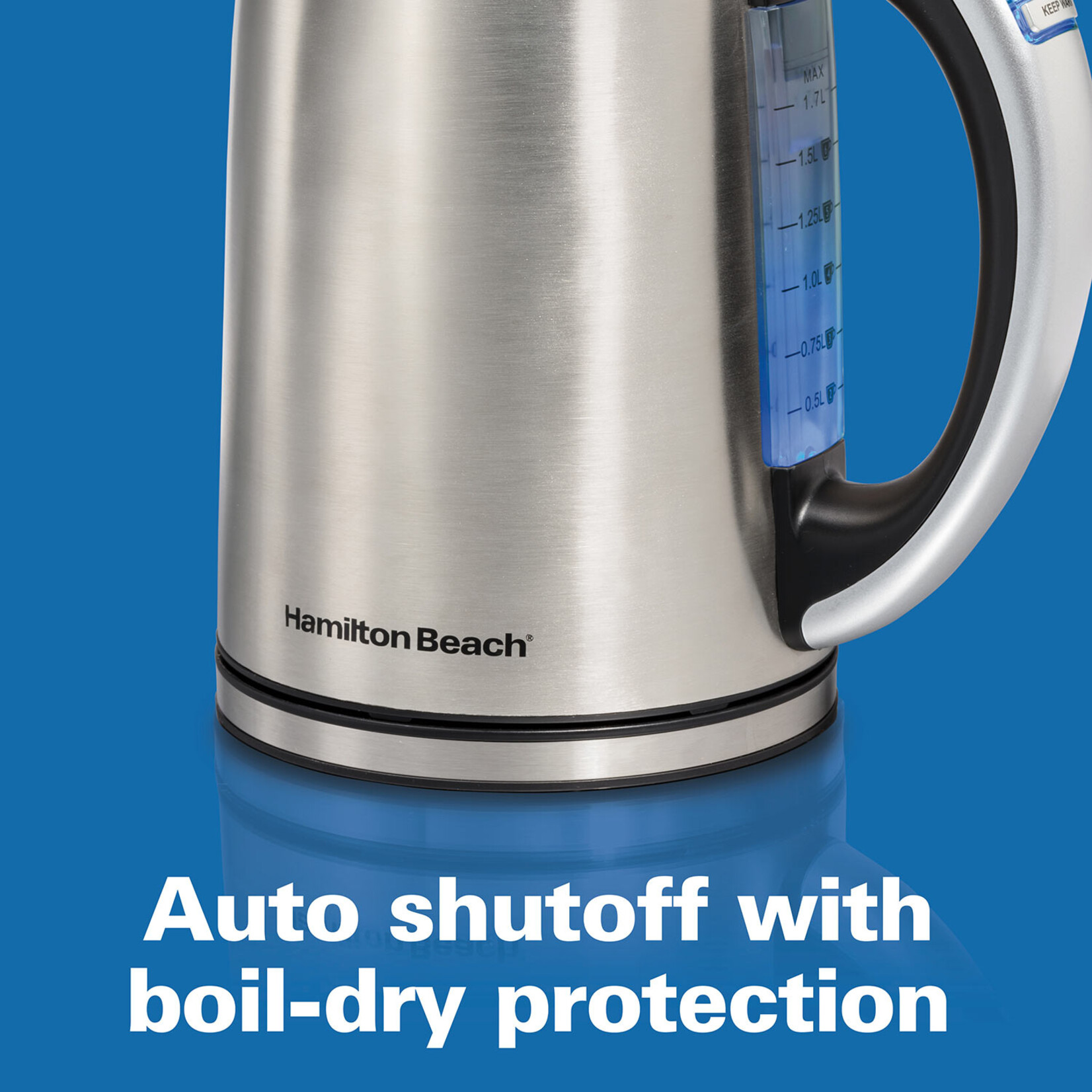 HAMILTON BEACH 41020C - BOUILLOIRE AJUSTABLE EM ACIER INOXYDABLE 1.7L HAMILTON BEACH