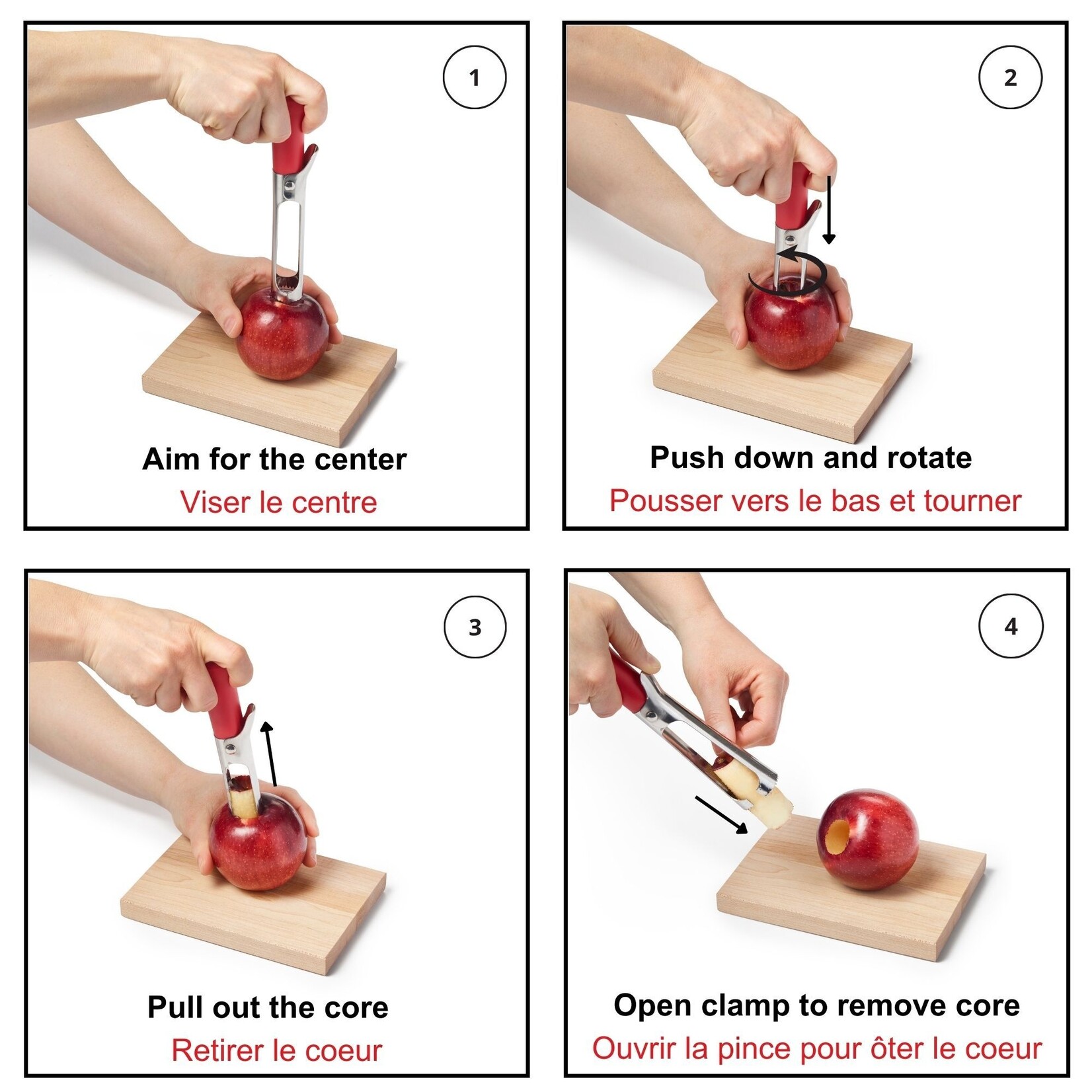 STARFRIT 92705 - VIDE POMME A LEVIER STARFRIT