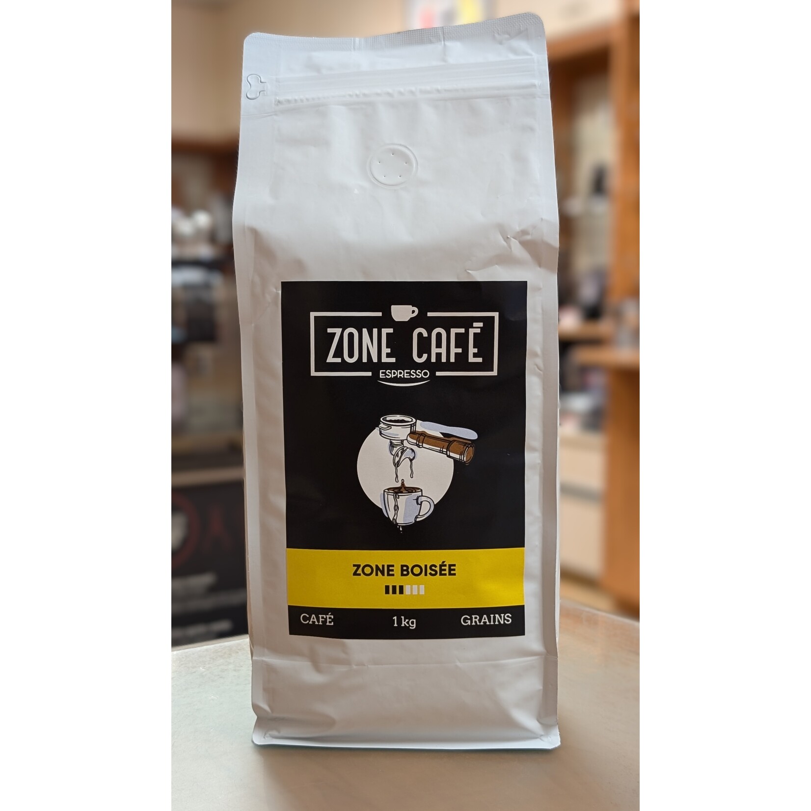 ZONE CAFE ZONE BOISÉE 1KG GRAINS