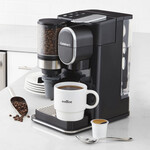 CUISINART DGB-2C - CAFETIERE A CAPSULE ET A MOULIN CONIQUE NOIRE CUISINART