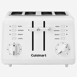 CUISINART CPT-142C - GRILLE-PAIN COMPACT 4 TRANCHES (BLANC) CUISINART