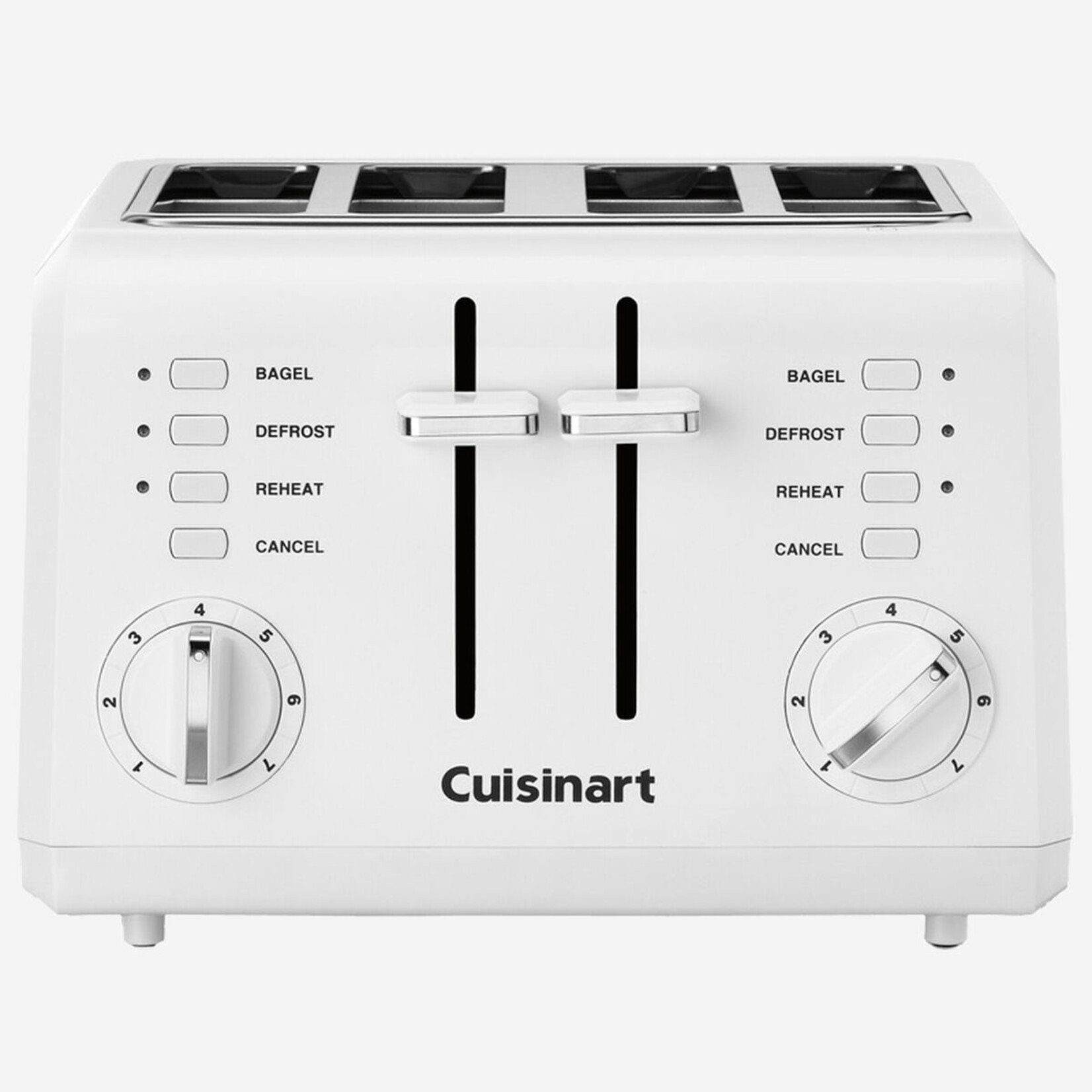 CUISINART CPT-142C - GRILLE-PAIN COMPACT 4 TRANCHES (BLANC) CUISINART