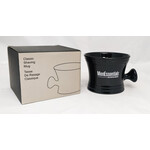 MEN ESSENTIALS ME-MUGBLACK - TASSE DE RASAGE EN PORCELAINE NOIRE MEN ESSENTIALS