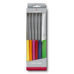 VICTORINOX 6.7839.6G  -  ENS. DE 6 COUTEAUX TOMATE/STEAK