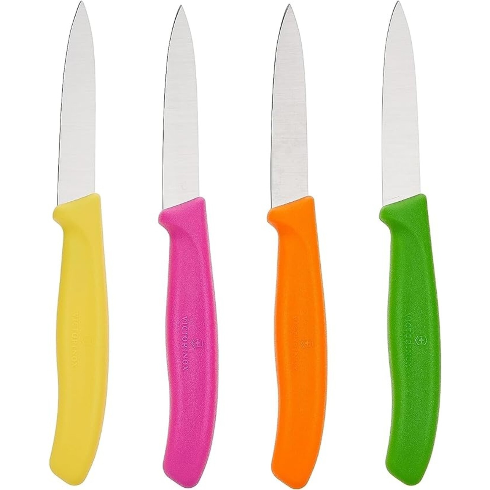 VICTORINOX 6.7606.L119-X2 - ENSEMBLE DE 4 COUTEAUX D'OFFICE 3¼ po VICTORINOX
