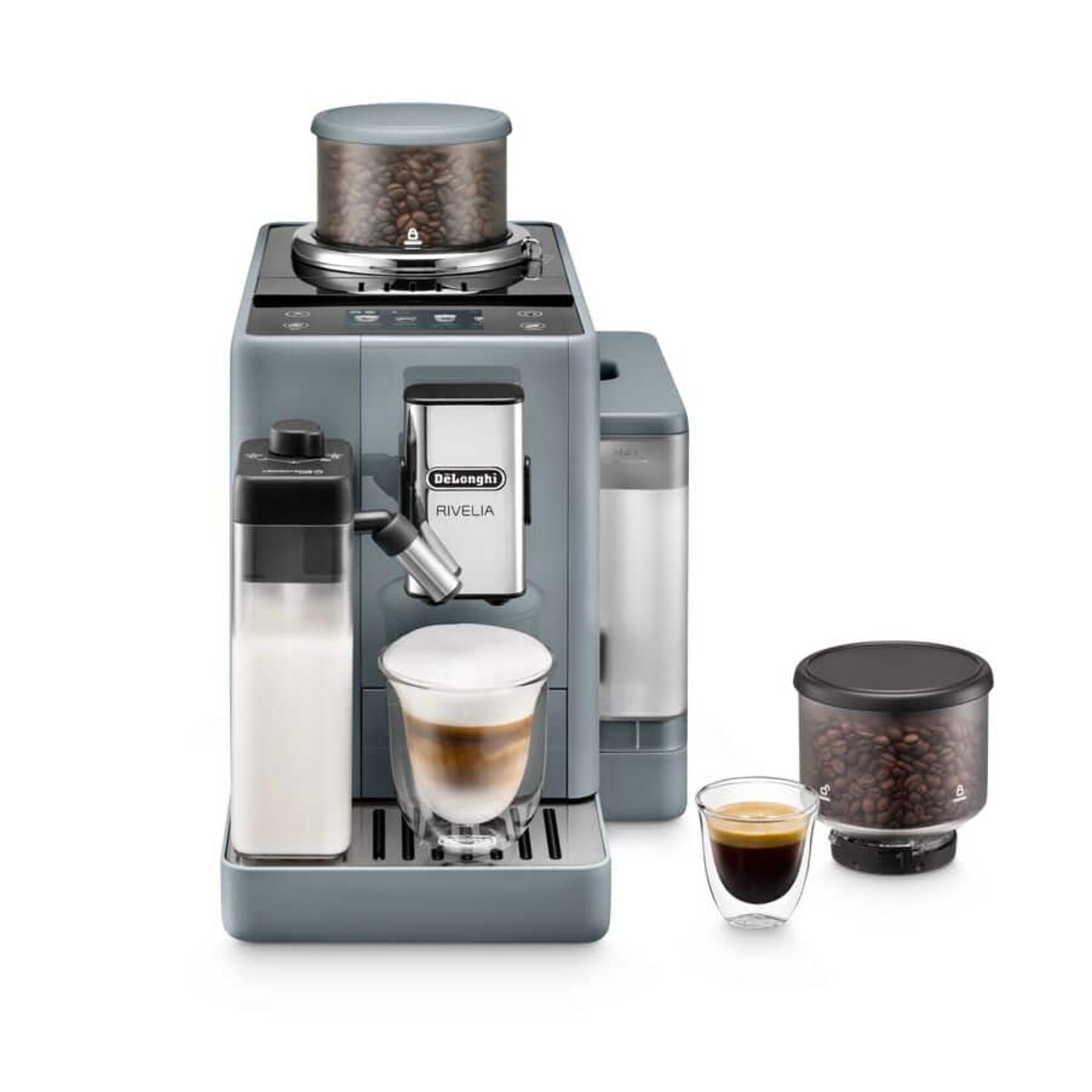DELONGHI MACHINE ESPRESSO AUTOMATIQUE RIVELIA  GRISE