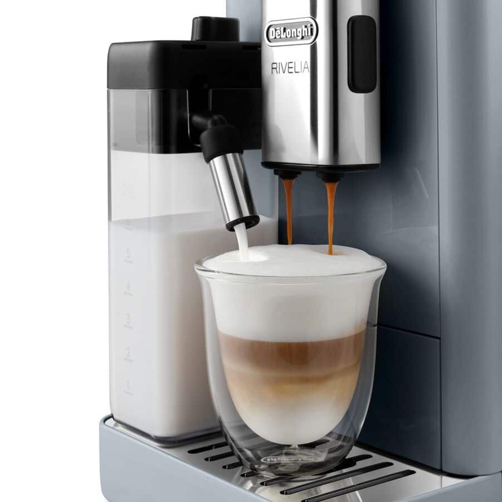 DELONGHI EXAM44055G - MACHINE A ESPRESSO AUTOMATIQUE  RIVELIA GRISE DELONGHI