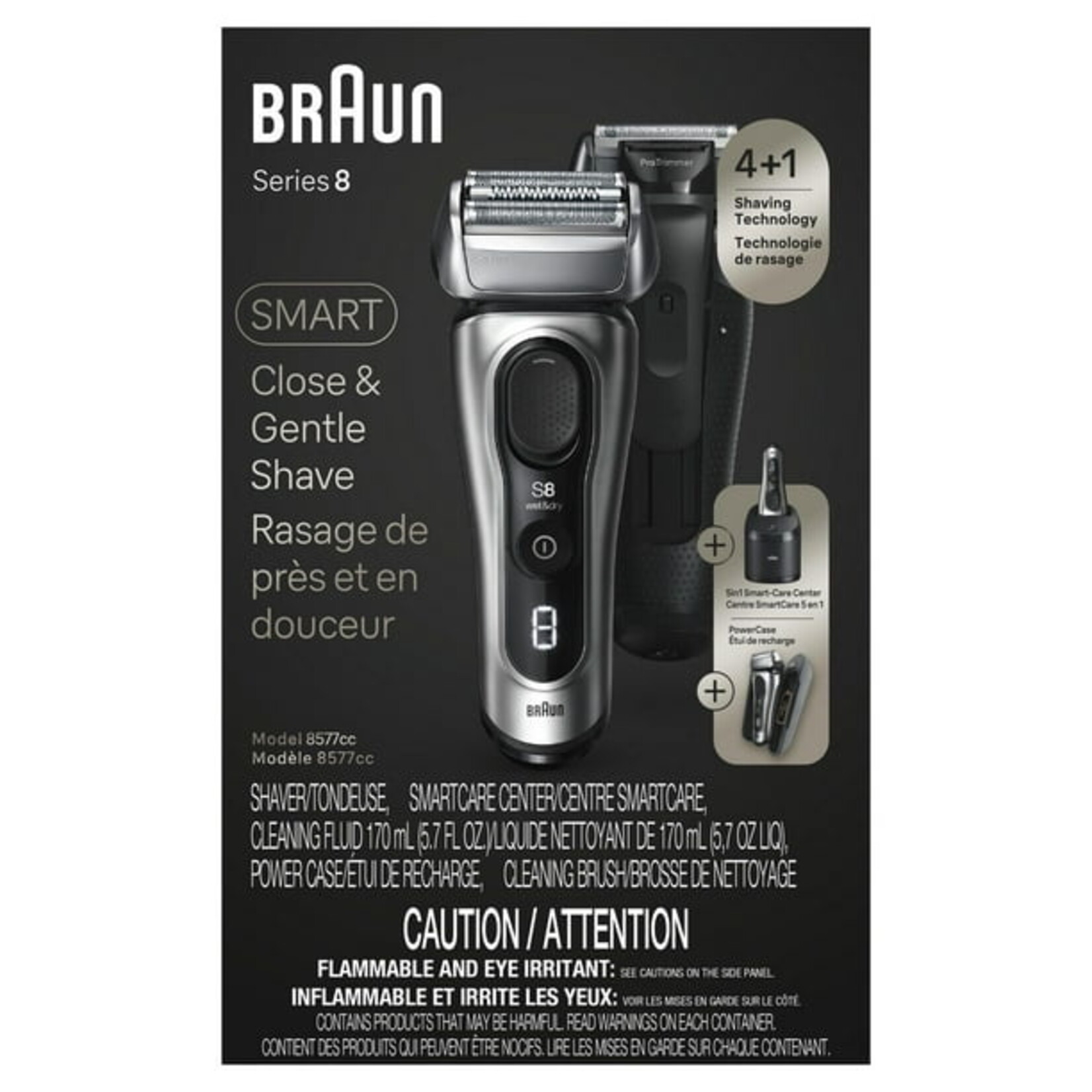 BRAUN RASOIR SERIES 8 SMART CARE + POWERCASE