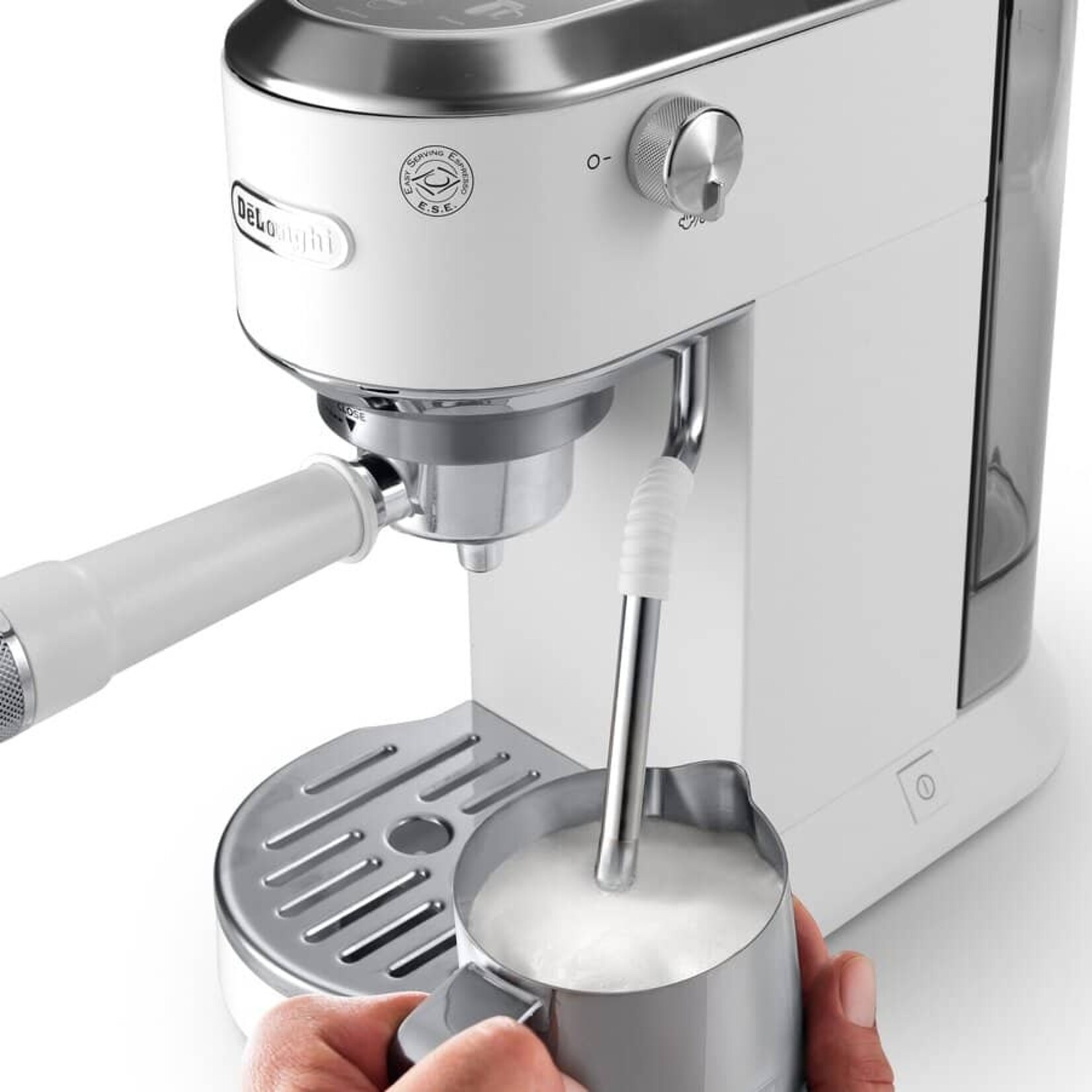 DELONGHI EC890WI - MACHINE A ESPRESSO MANUELLE DEDICA DUO BLANCHE DELONGHI