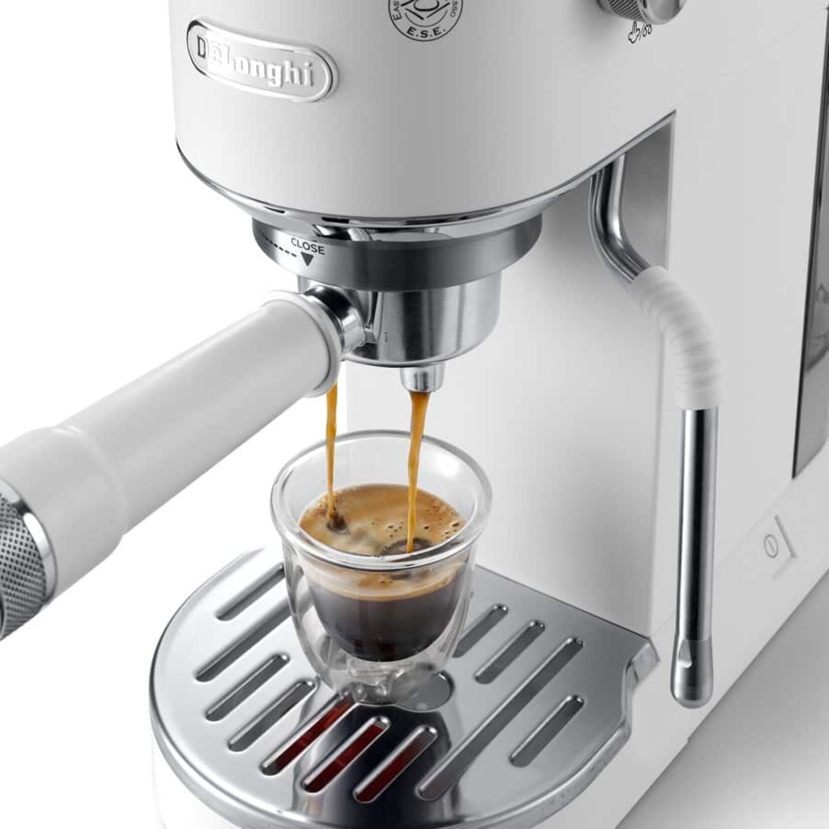 DELONGHI EC890WI - MACHINE A ESPRESSO MANUELLE DEDICA DUO BLANCHE DELONGHI
