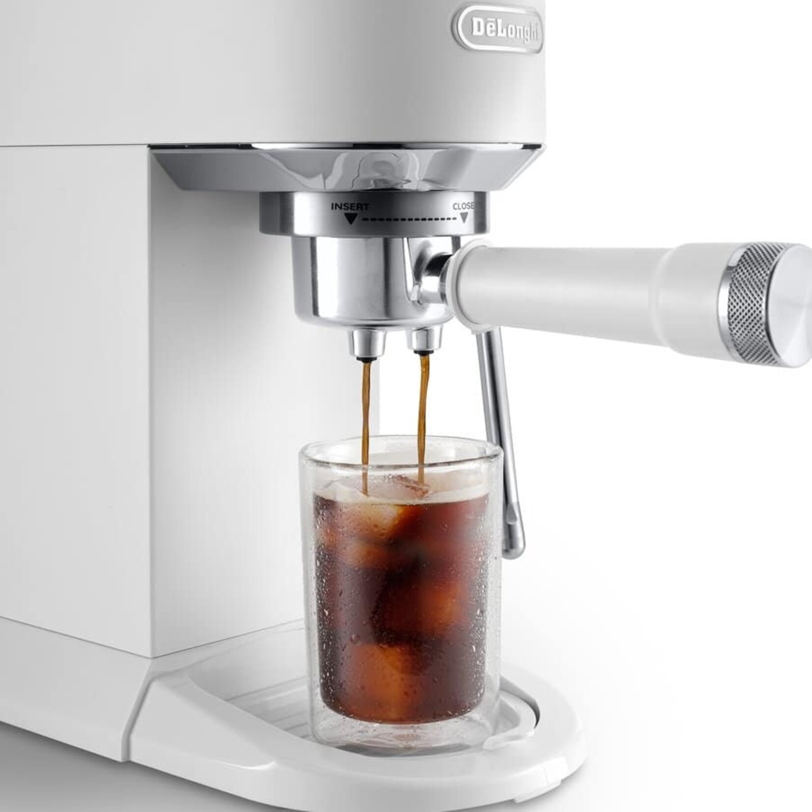 DELONGHI EC890WI - MACHINE A ESPRESSO MANUELLE DEDICA DUO BLANCHE DELONGHI