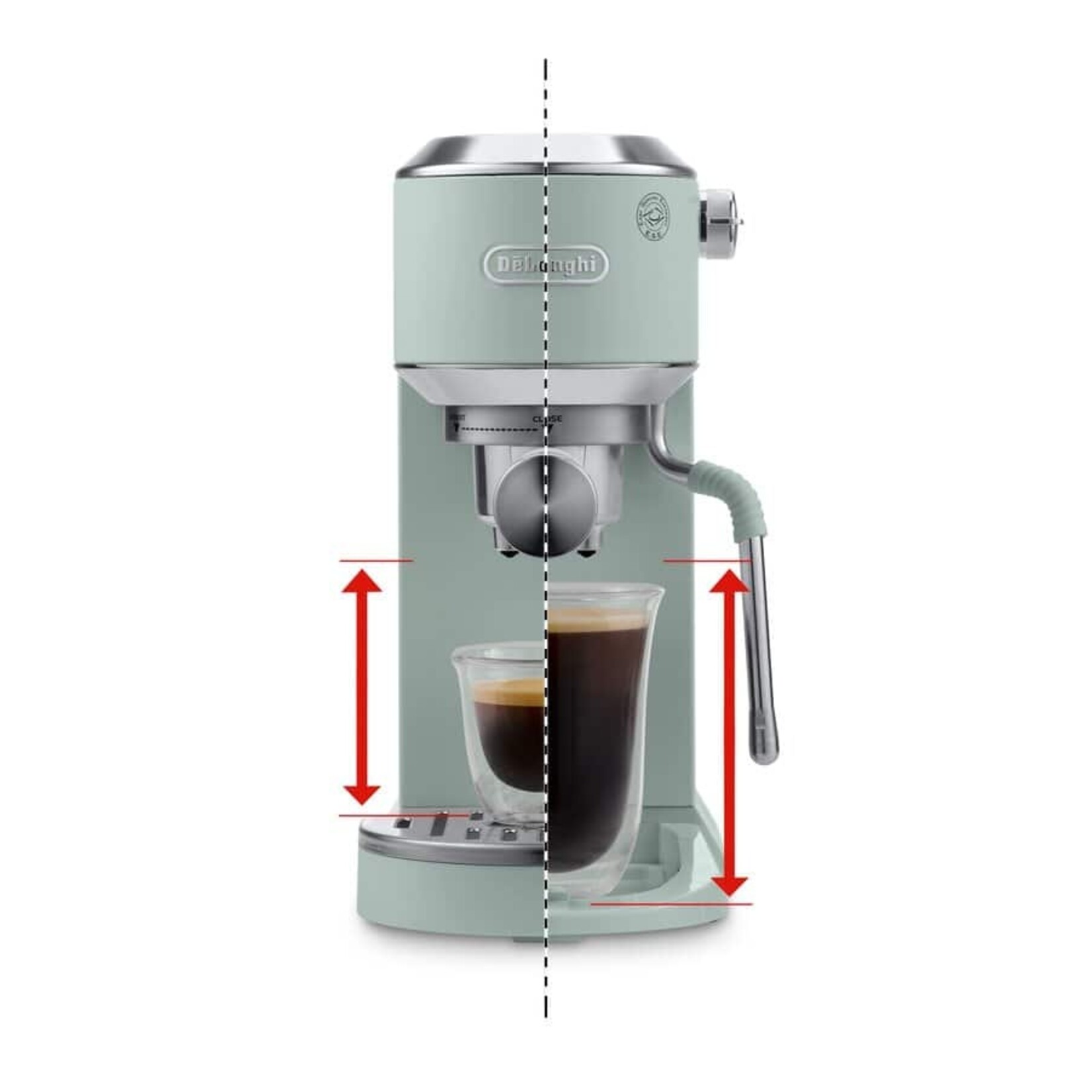 DELONGHI EC890GR - MACHINE A ESPRESSO MANUELLE DEDICA DUO VERTE PISTACHE DELONGHI
