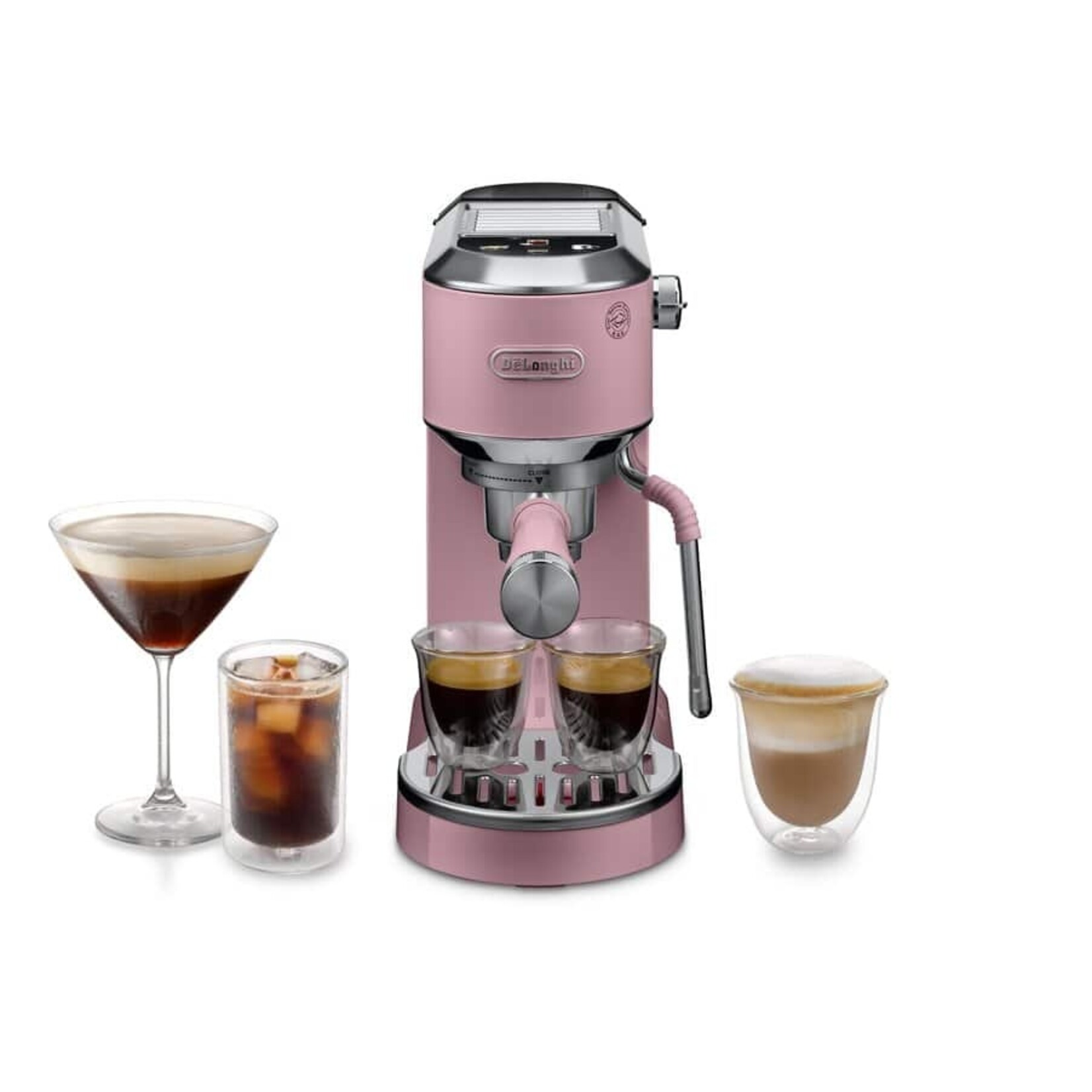 DELONGHI EC890PK - MACHINE A ESPRESSO MANUELLE DEDICA DUO ROSE DELONGHI