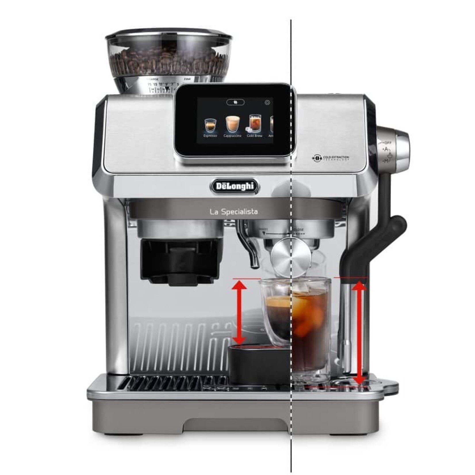 DELONGHI EC9455M - MACHINE A ESPRESSO SEMI-AUTOMATIQUE SPECIALISTA TOUCH DELONGHI