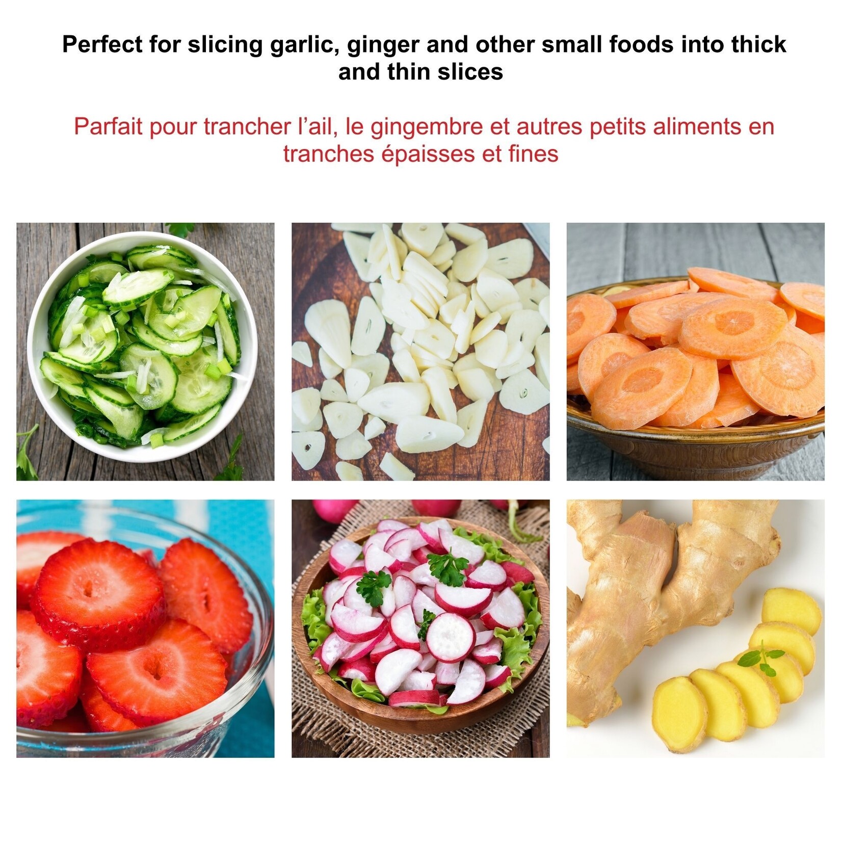 STARFRIT 92724 - MANDOLINE DE PRECISION COMPACTE STARFRIT