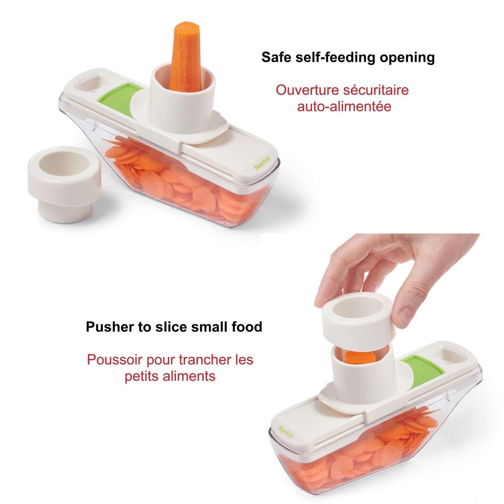STARFRIT 92724 - MANDOLINE DE PRECISION COMPACTE STARFRIT