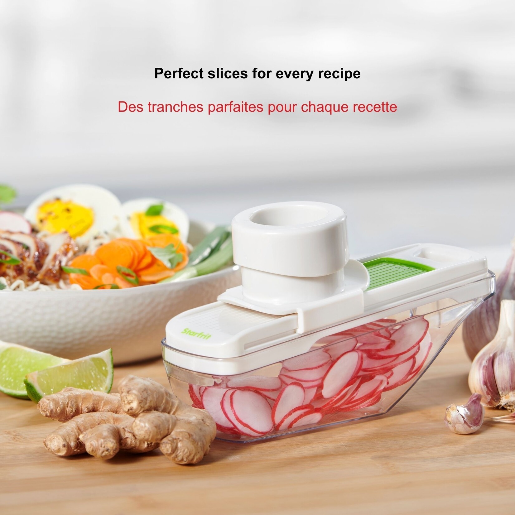 STARFRIT 92724 - MANDOLINE DE PRECISION COMPACTE STARFRIT