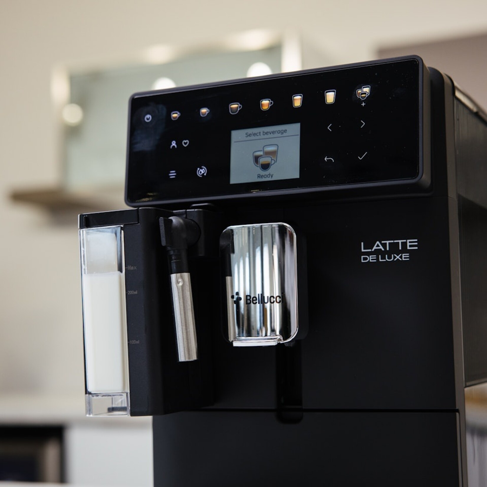BELLUCCI LATTEDELUXE - MACHINE A ESPRESSO AUTOMATIQUE LATTE DELUXE NOIRE BELLUCCI