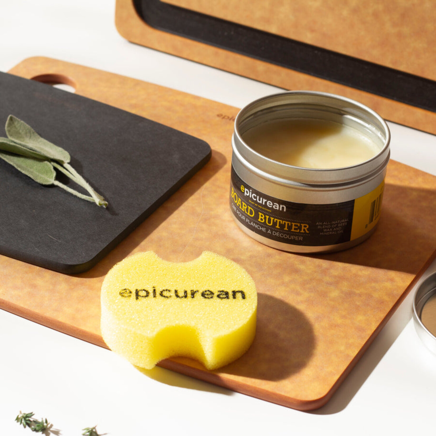 EPICUREAN EPI-BUTTER  -  CIRE PROTECTRICE POUR PLANCHE A DÉCOUPER