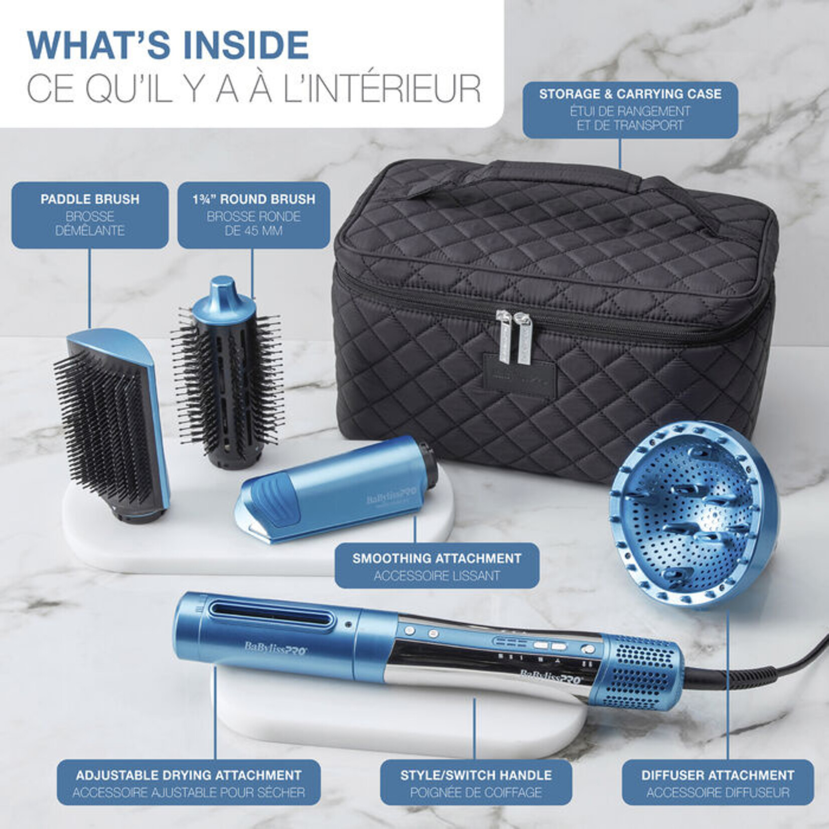 BABYLISS PRO BNTSS-5PKC - SECHOIR MULTI-COIFFANT IONIQUE BABYLISSPRO