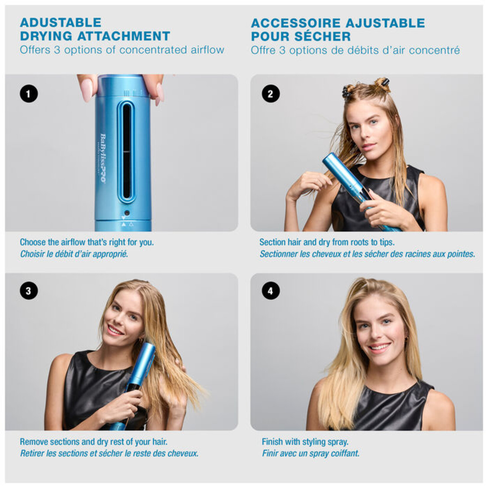 BABYLISS PRO BNTSS-5PKC - SECHOIR MULTI-COIFFANT IONIQUE BABYLISSPRO