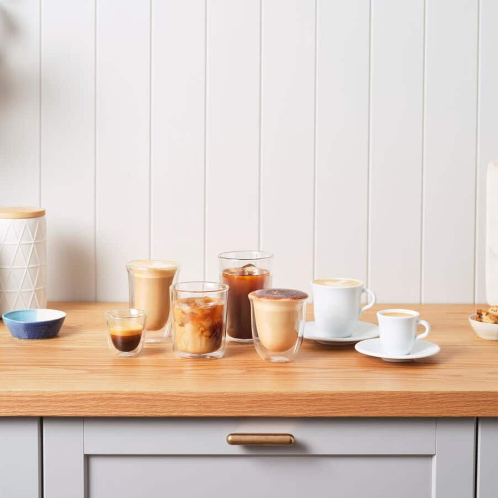 DELONGHI DLSC309 - ENSEMBLE DE 2 TASSES A CAPPUCCINO EN PORCELAINE 270ML DELONGHI