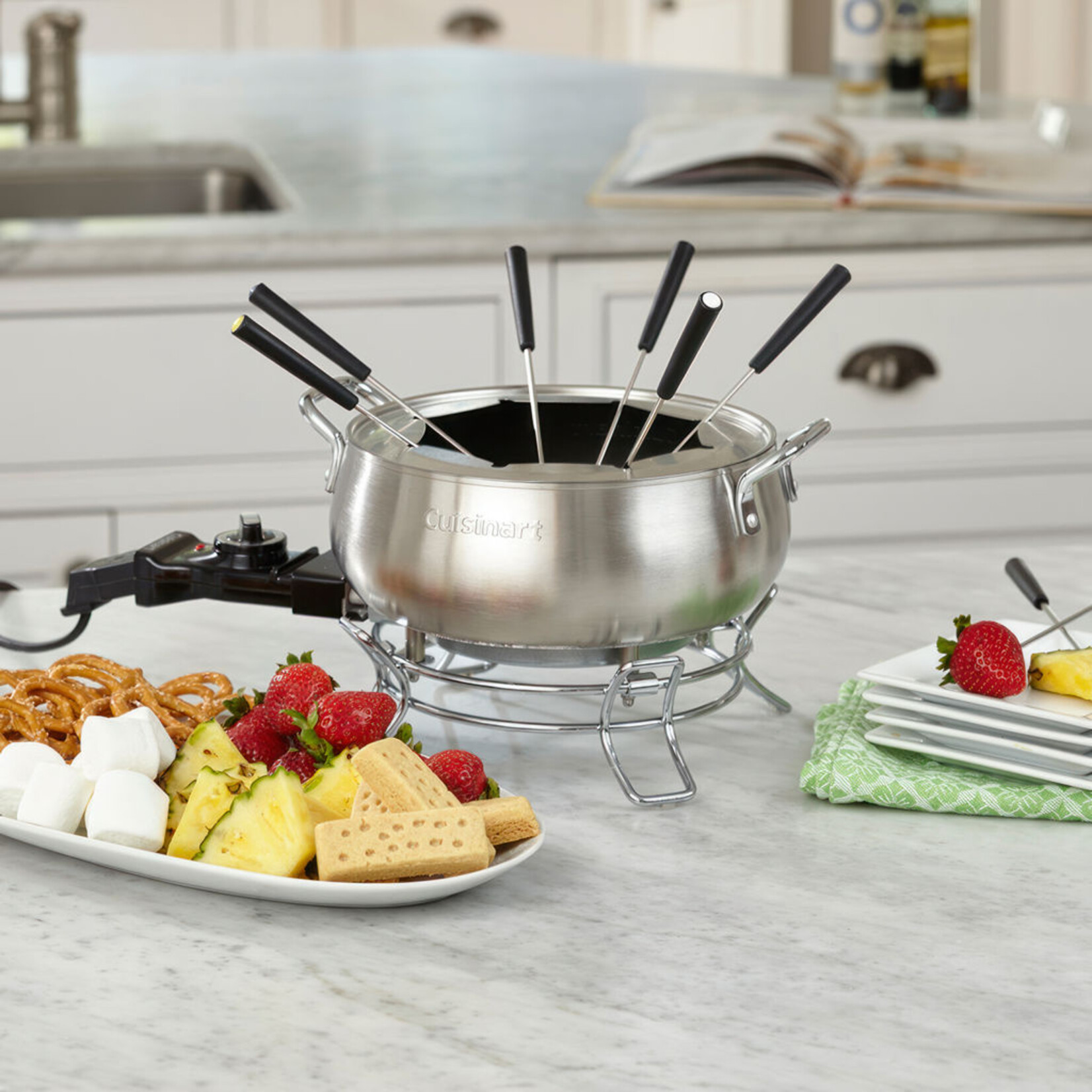 CUISINART CFO-3SSNASC  -  SERVICE A FONDUE ELECTRIQUE CUISINART