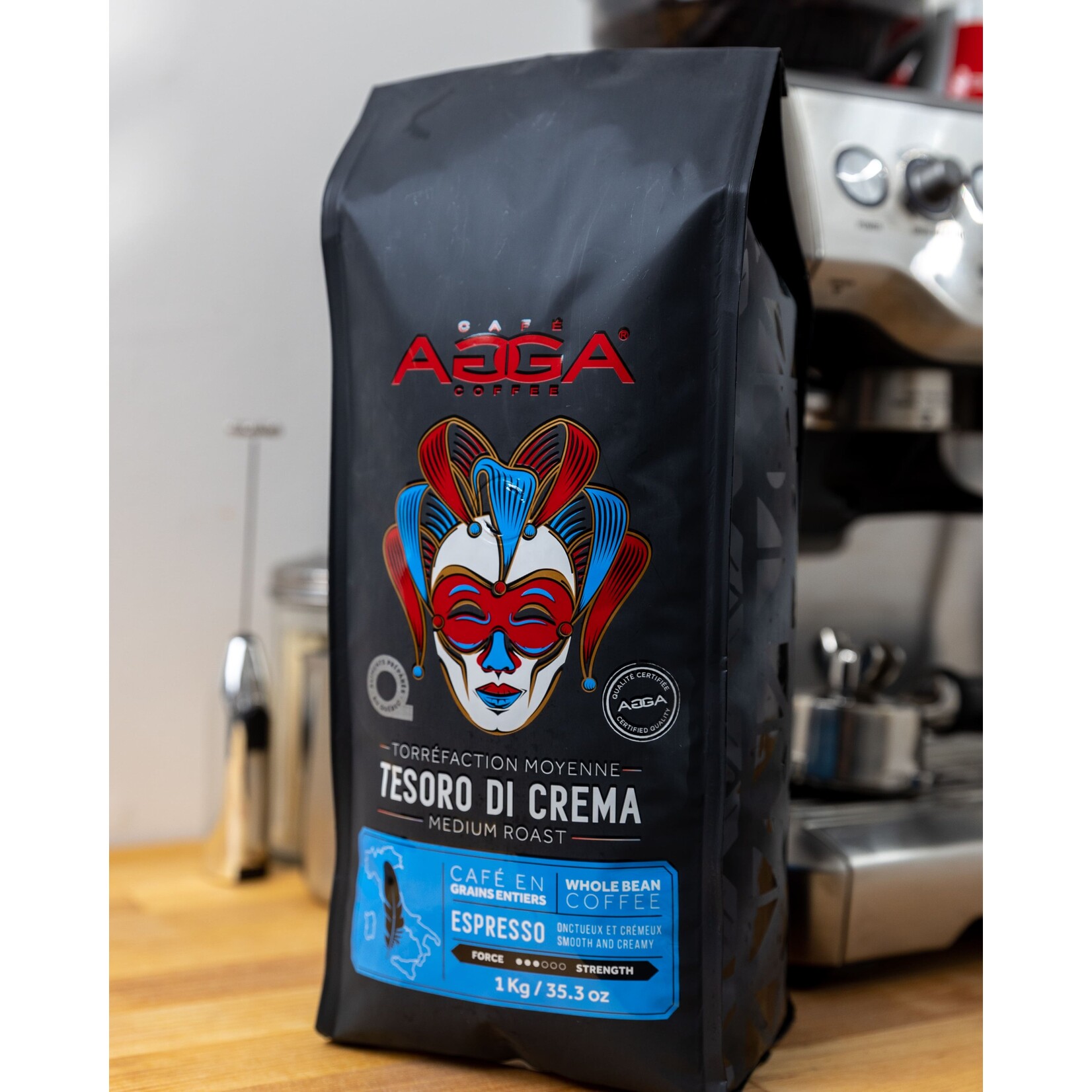 AGGA TE510000G08 - TESORO DI CREMA BIO EN GRAINS 1kg AGGA