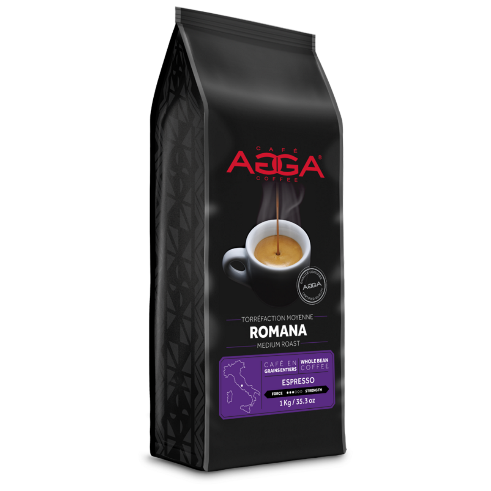 AGGA ER510000G03 - CAFE ROMANA GRAINS 1KG AGGA