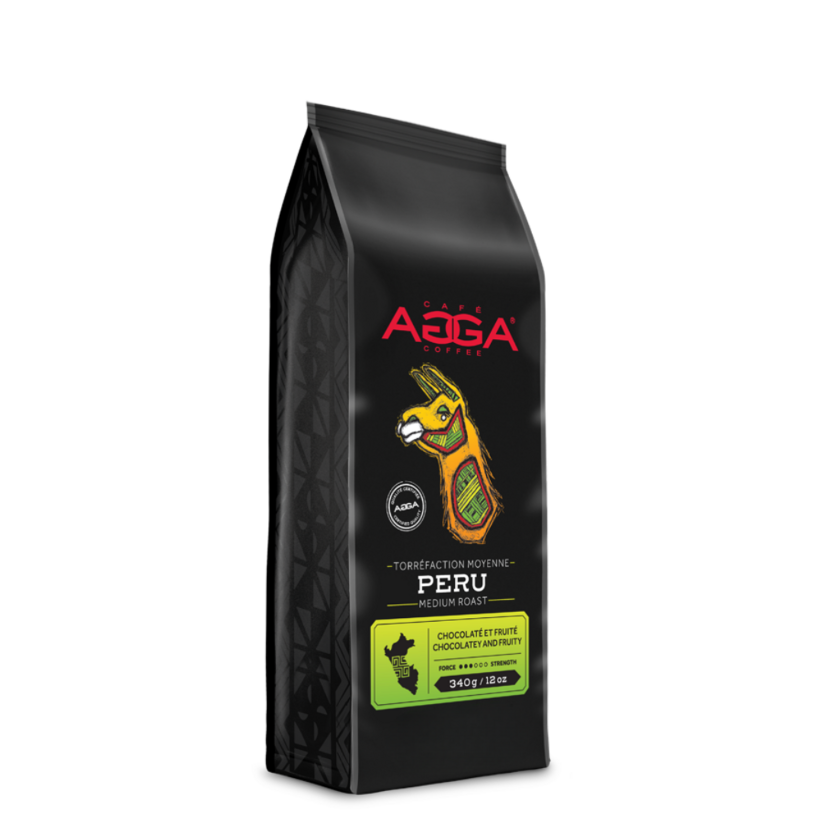 AGGA PC834000G03 - CAFE PERU BIO GRAINS 340G AGGA