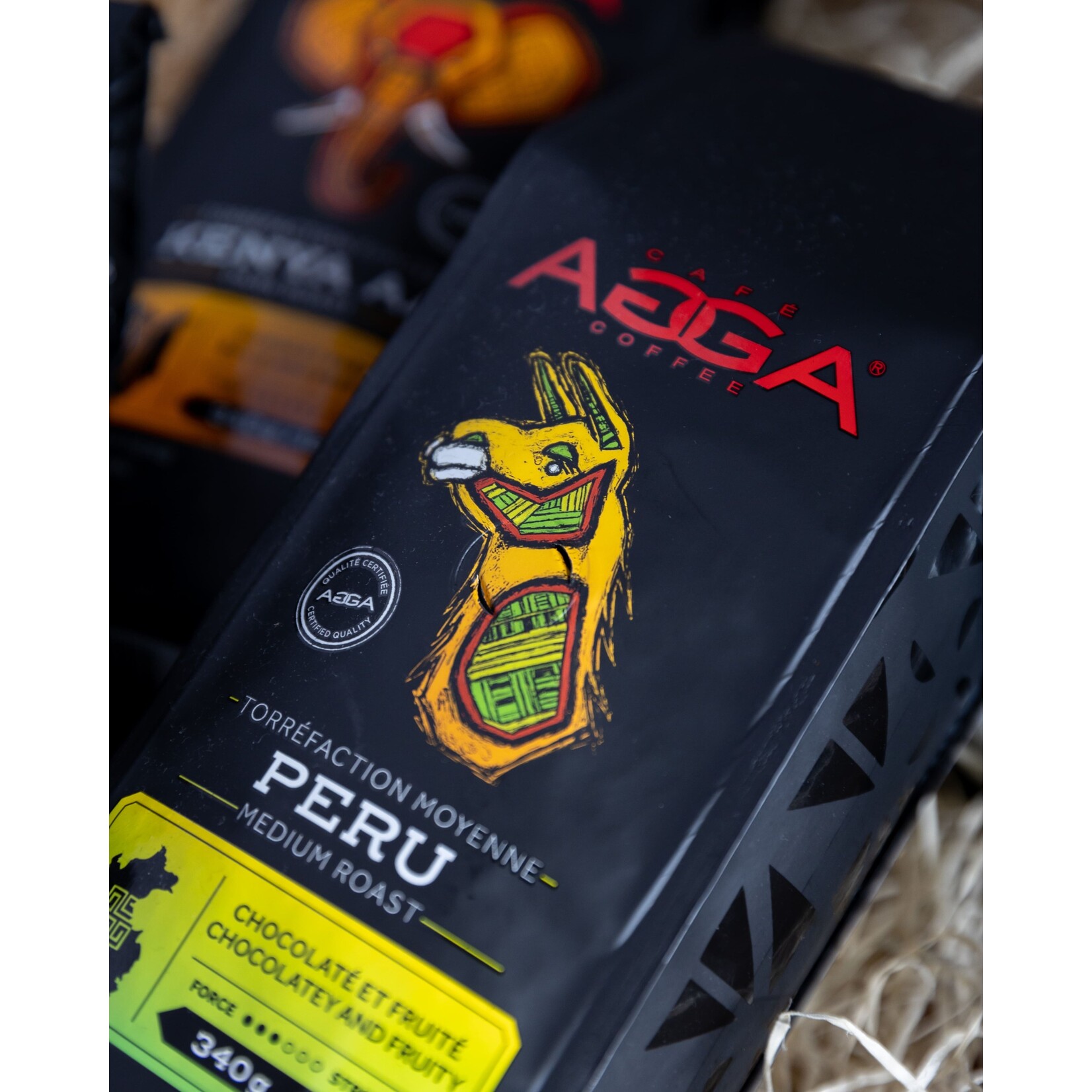 AGGA PC834000G03 - CAFE PERU BIO GRAINS 340G AGGA