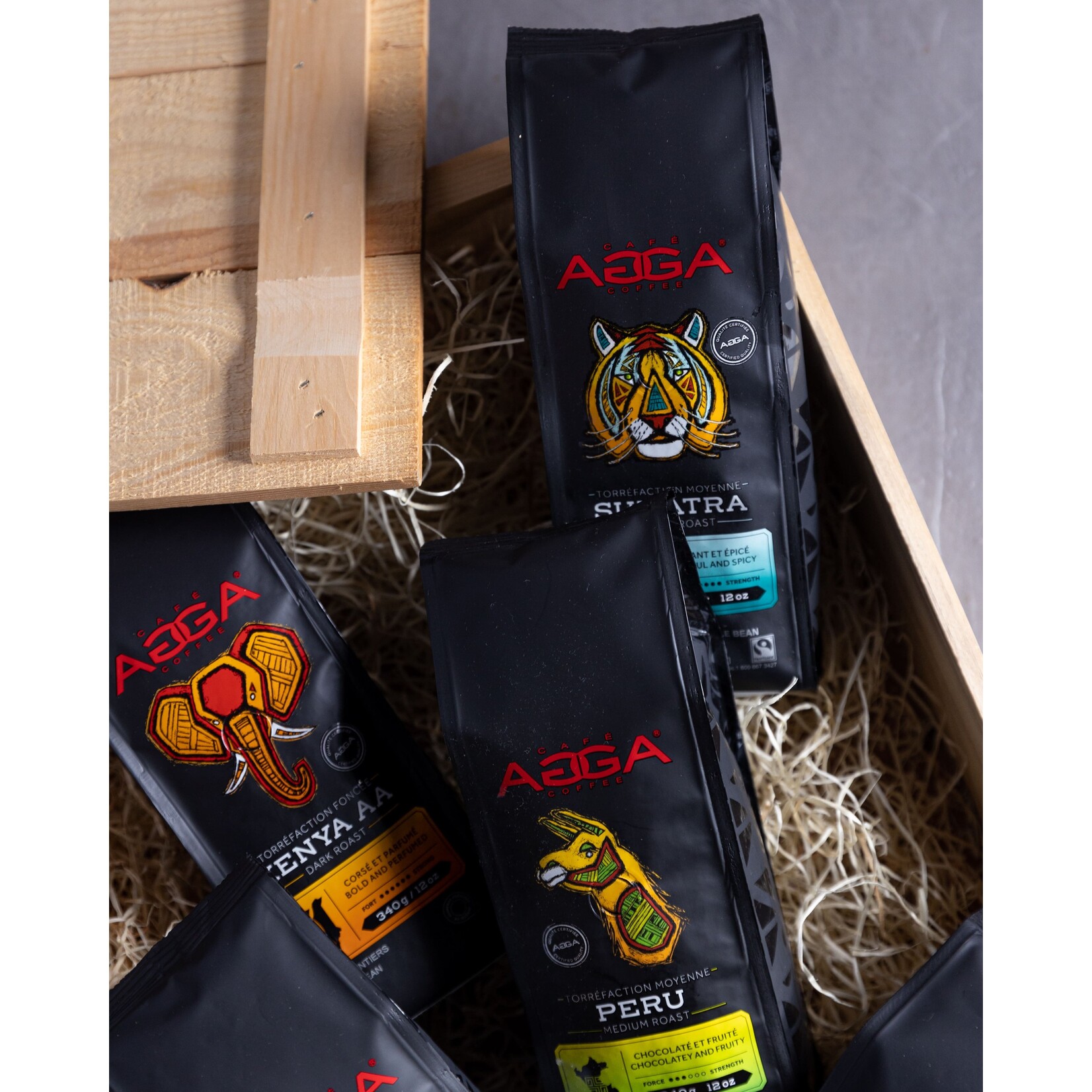 AGGA PC834000G03 - PERU BIO EN GRAINS 340g AGGA