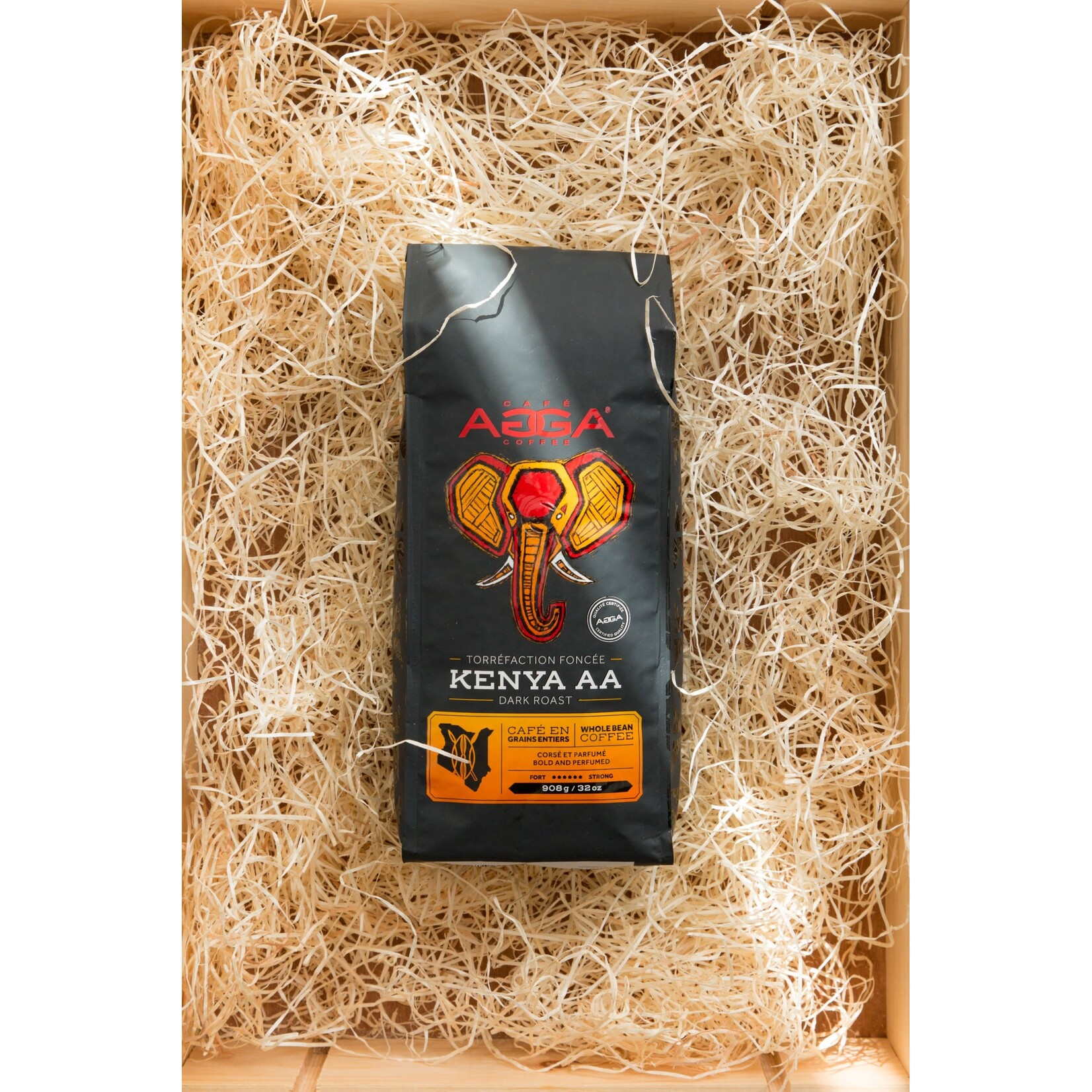 AGGA KE590800G15 - KENYA AA EN GRAINS 908g AGGA