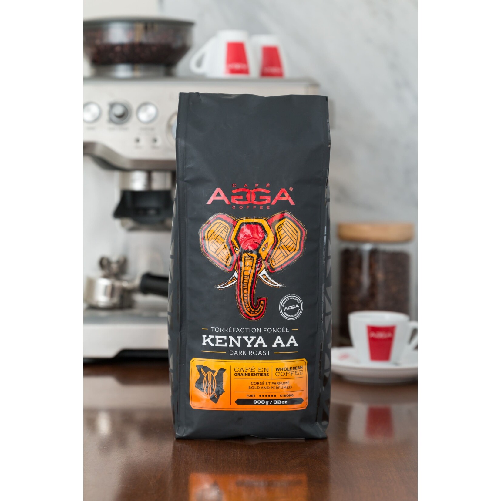 AGGA KE590800G15 - KENYA AA EN GRAINS 908g AGGA