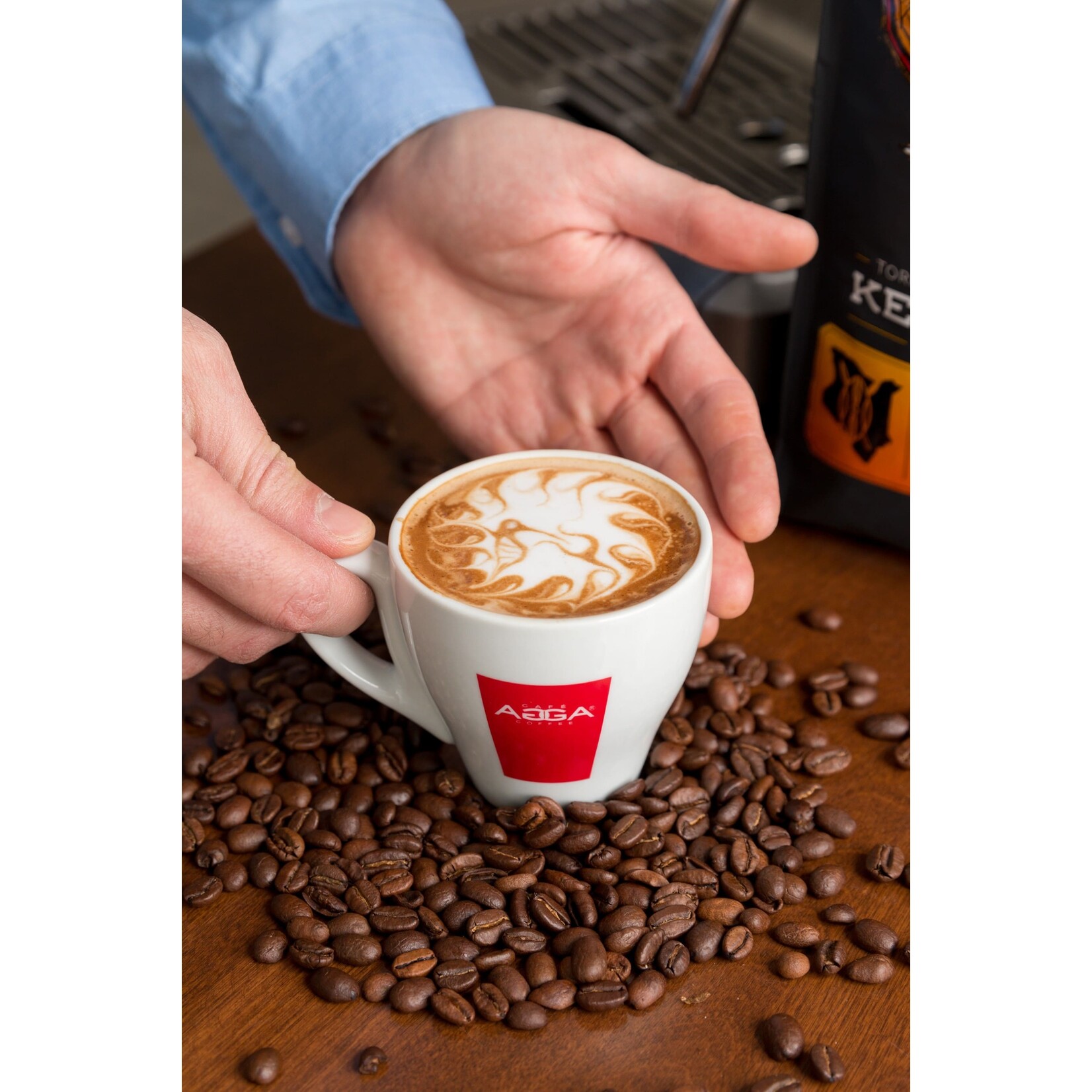 AGGA KE590800G15 - CAFE KENYA AA GRAINS 908G AGGA