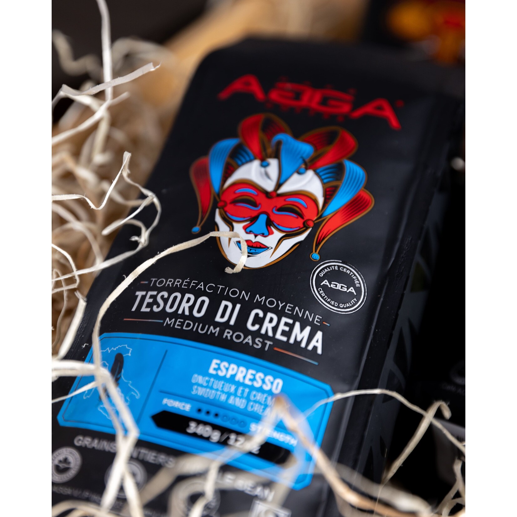 AGGA TE834000G09 - TESORO DI CREMA BIO EN GRAINS 340g AGGA