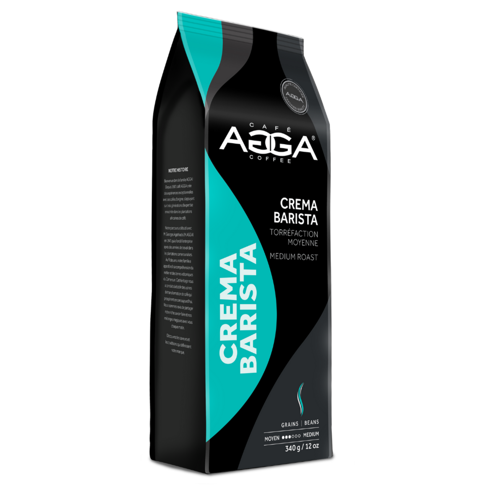 AGGA CB834000G03 - CAFE CREMA BARISTA GRAINS 340G AGGA