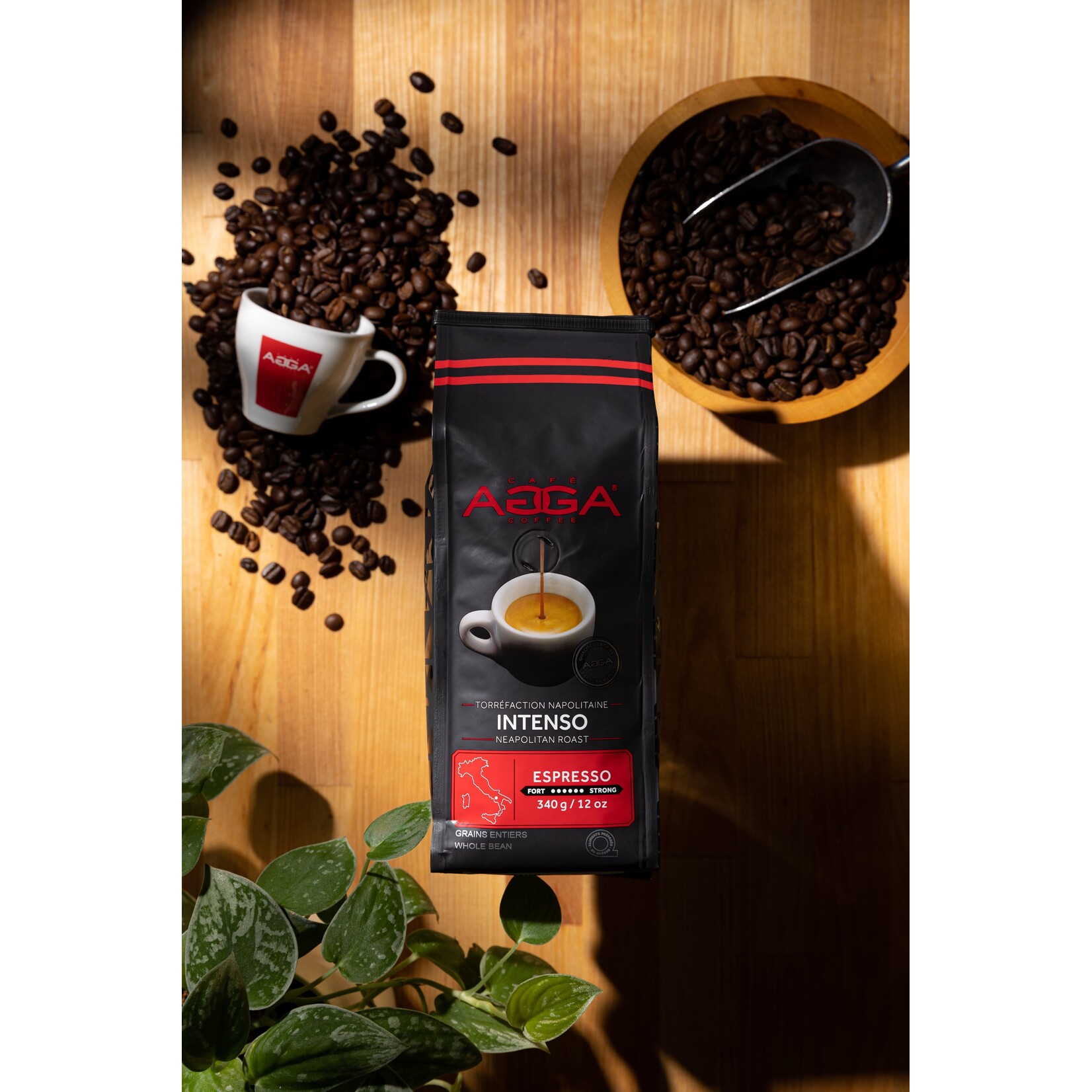 AGGA IN834000G34  - CAFE INTENSO GRAINS 340G AGGA