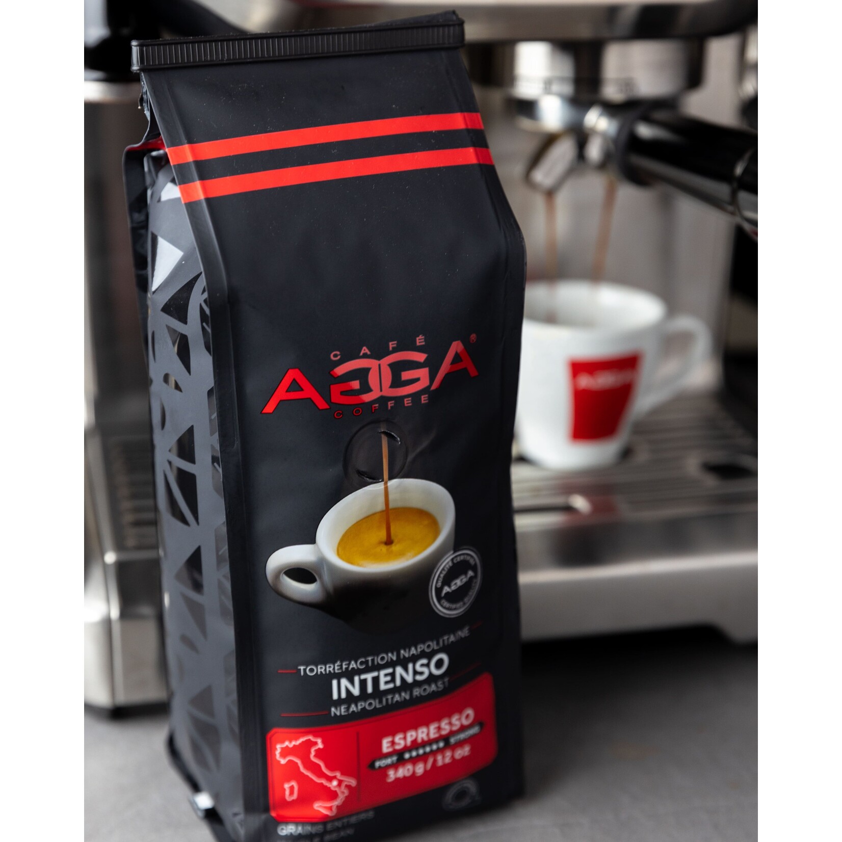 AGGA IN834000G34  - CAFE INTENSO GRAINS 340G AGGA