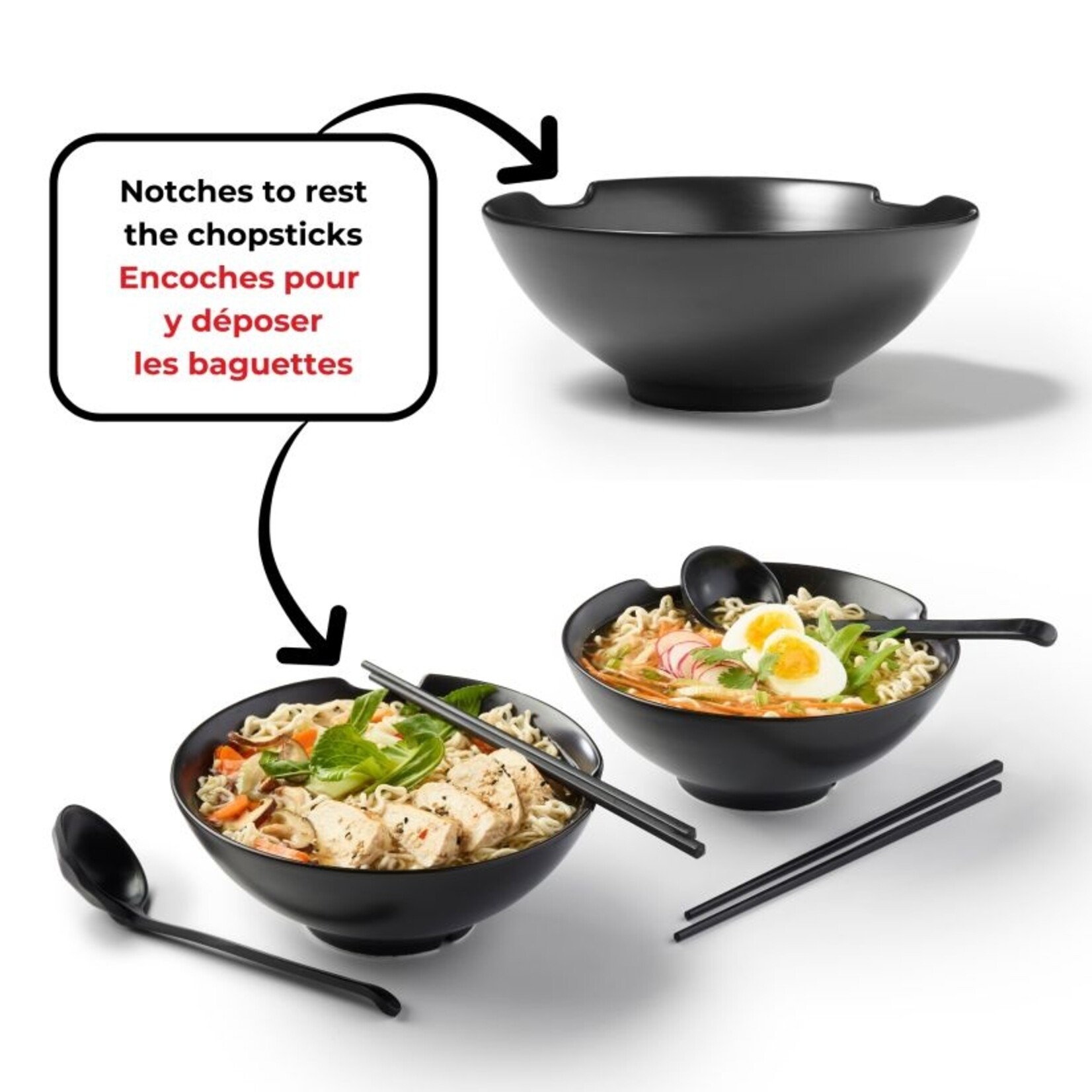 STARFRIT 80251 - ENSEMBLE POUR RAMEN 8 PIECES GOURMET BISTRO
