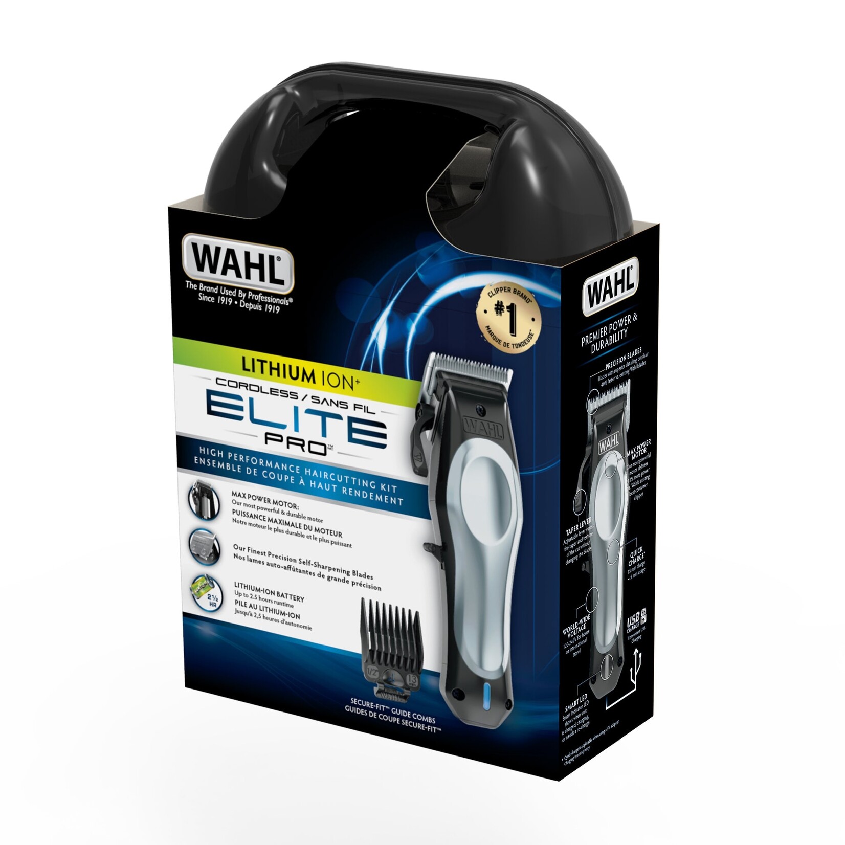 WAHL 3311 - TONDEUSE A CHEVEUX SANS FIL ELITE PRO AU LITHIUM-ION WAHL
