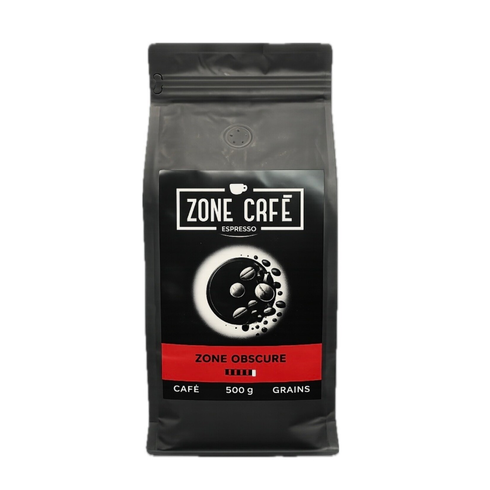 ZONE CAFE ZOBSCURE500G - ZONE OBSCURE EN GRAINS 500g ZONE CAFE