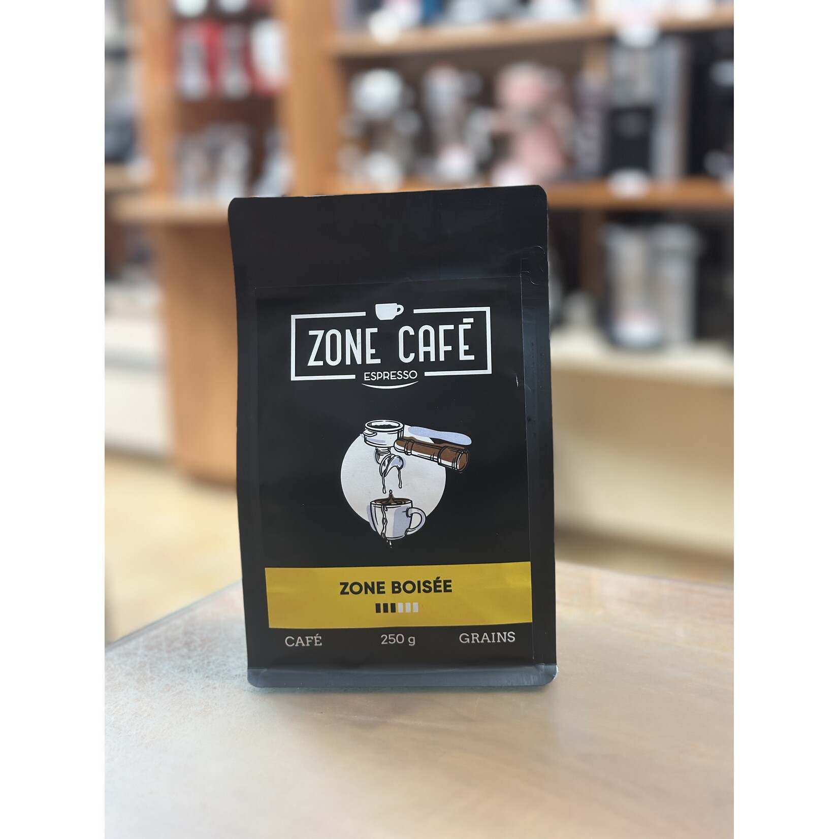 ZONE CAFE ZBOISEE250G - ZONE BOISEE EN GRAINS 250g ZONE CAFE