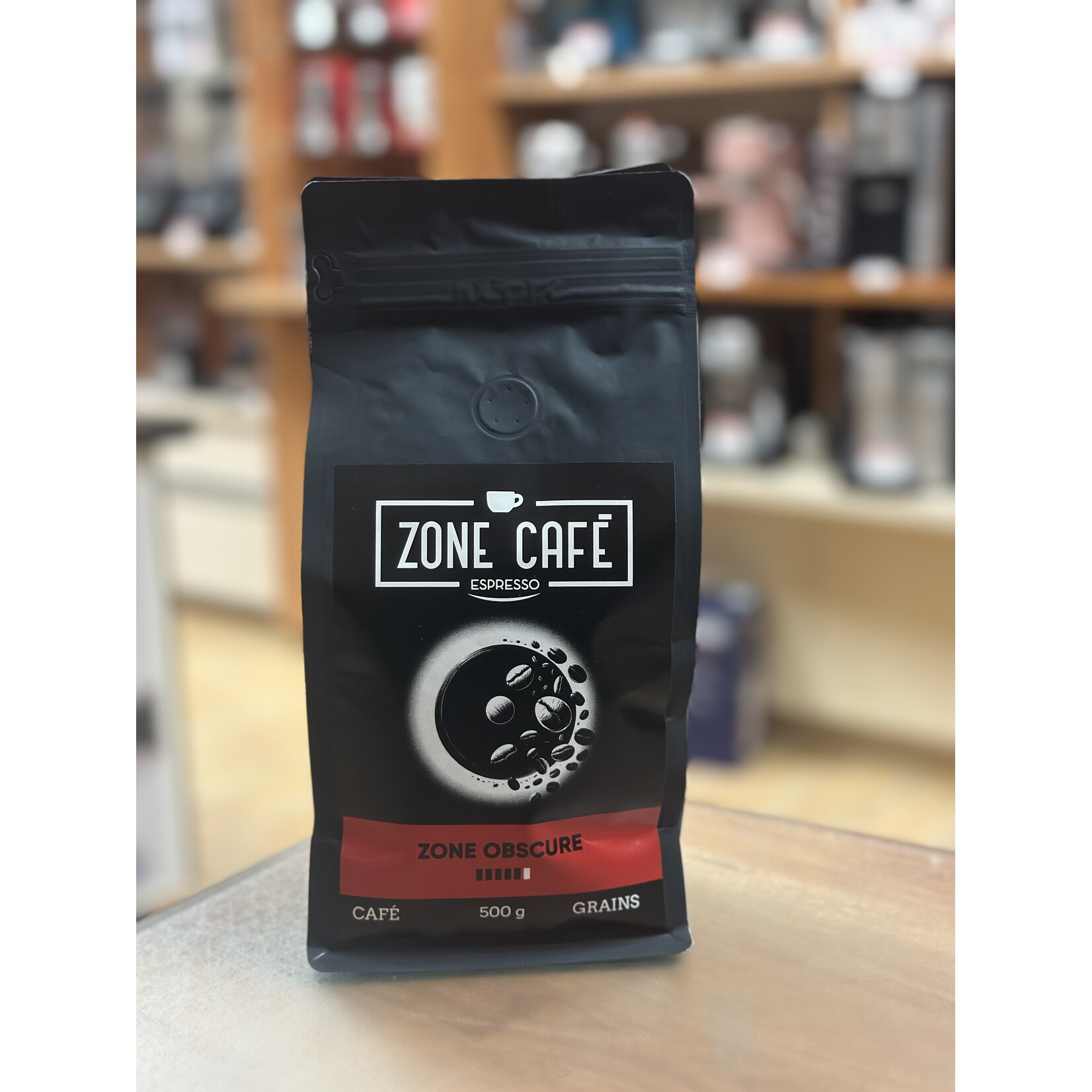 ZONE CAFE ZOBSCURE500G - ZONE OBSCURE EN GRAINS 500g ZONE CAFE